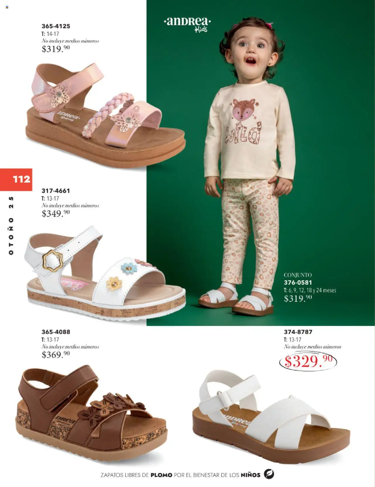 Nuevas ofertas de Andrea válidas en toda la República Mexicana desde el 24.08.2025. ¡Encuentra las mejores ofertas en Andrea - Catálogo Infantil Baby! | Página: 24 | Productos: Zapatos, Conjunto