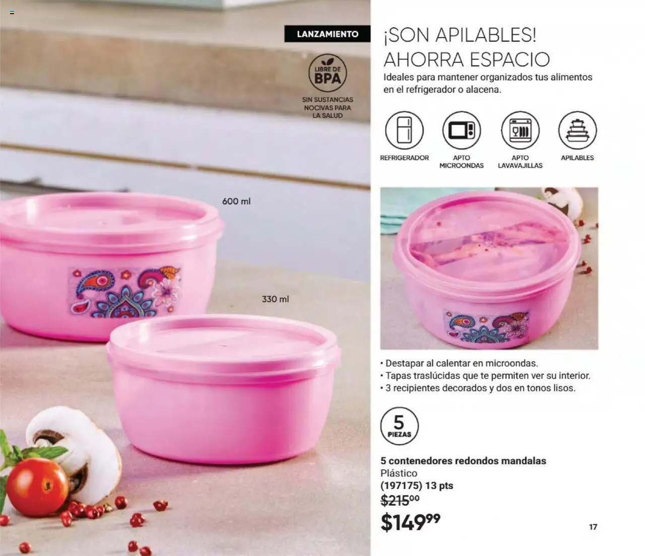 Nuevas ofertas de AVON válidas en toda la República Mexicana desde el 09.08.2025. ¡Encuentra las mejores ofertas en AVON - Casa & Estilo 13 2025! | Página: 19 | Productos: Refrigerador, Microondas, Lavavajillas, Té