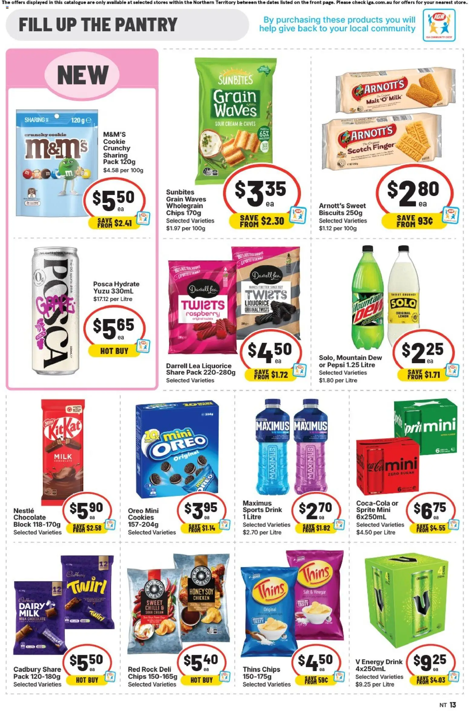 IGA catalogue - valid from 21.01.2026 | Page: 9 | Products: Chocolate, Chicken, Sugar, Chilli