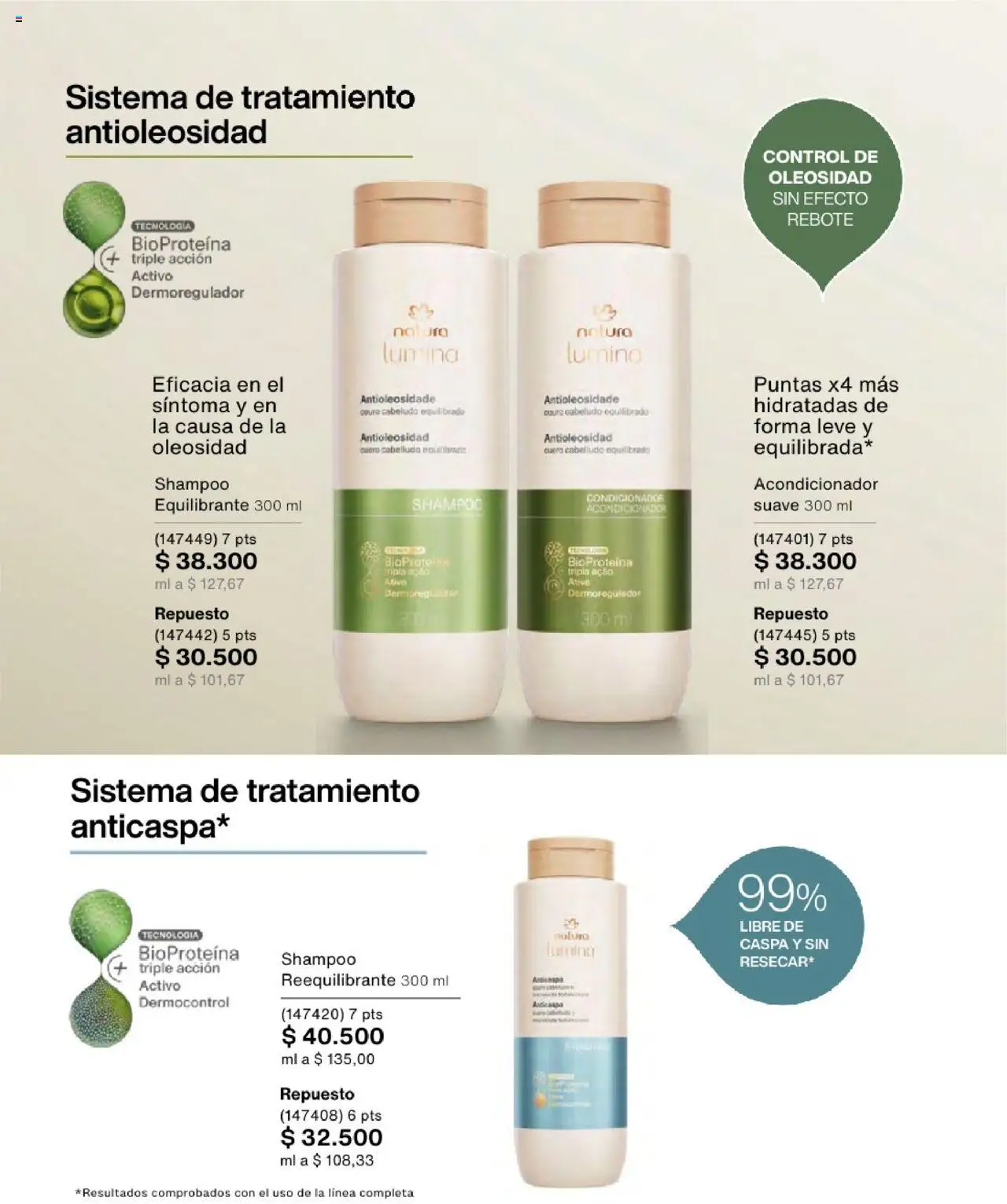 Natura revista - valida desde el 23.07.2025 | Página: 149 | Productos: Shampoo, Acondicionador