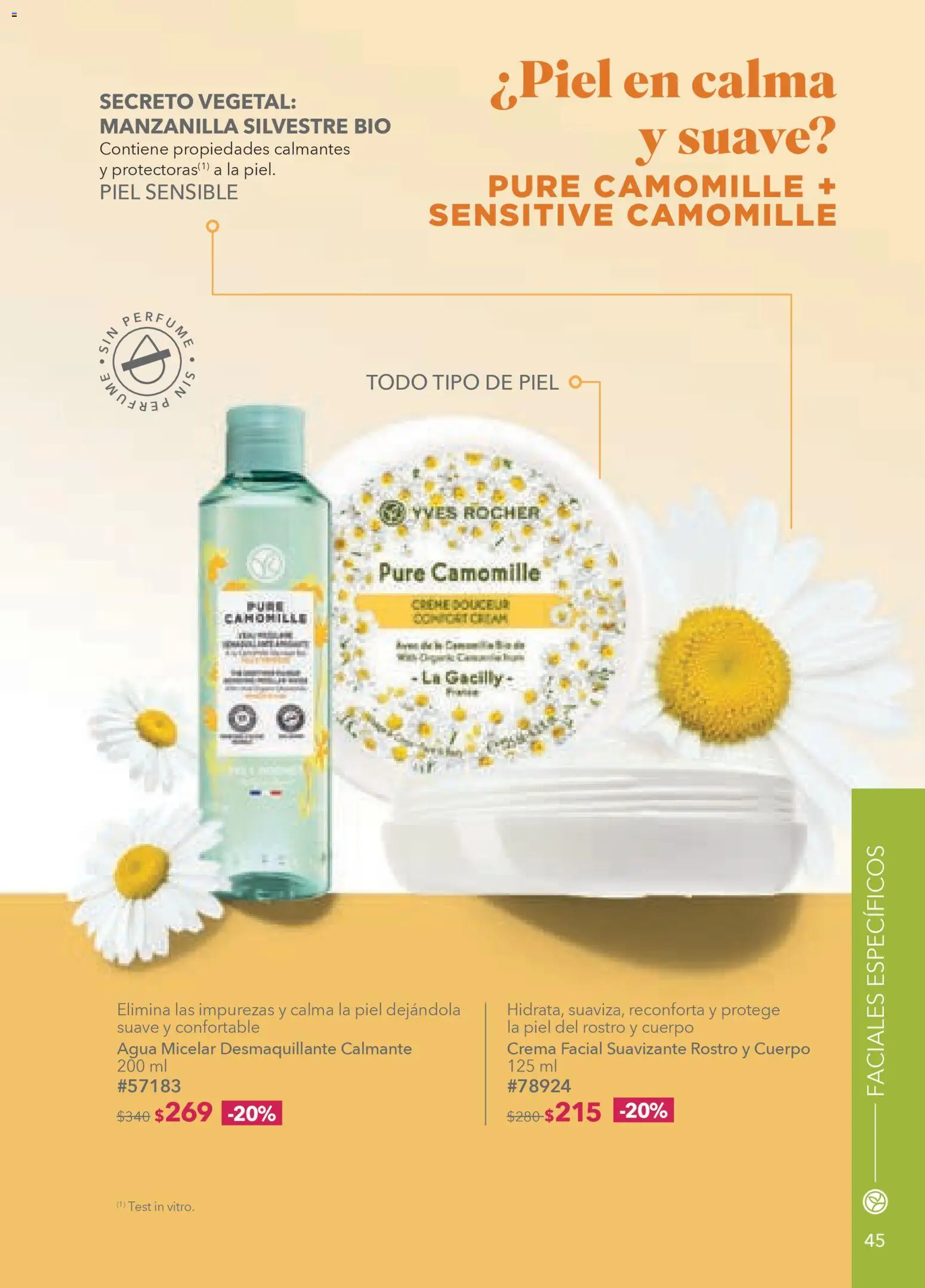 Nuevas ofertas de Yves Rocher válidas en toda la República Mexicana desde el 30.12.2025. ¡Encuentra las mejores ofertas en Yves Rocher campaña 1 2026! | Página: 45 | Productos: Crema, Agua, Desmaquillante, Suavizante