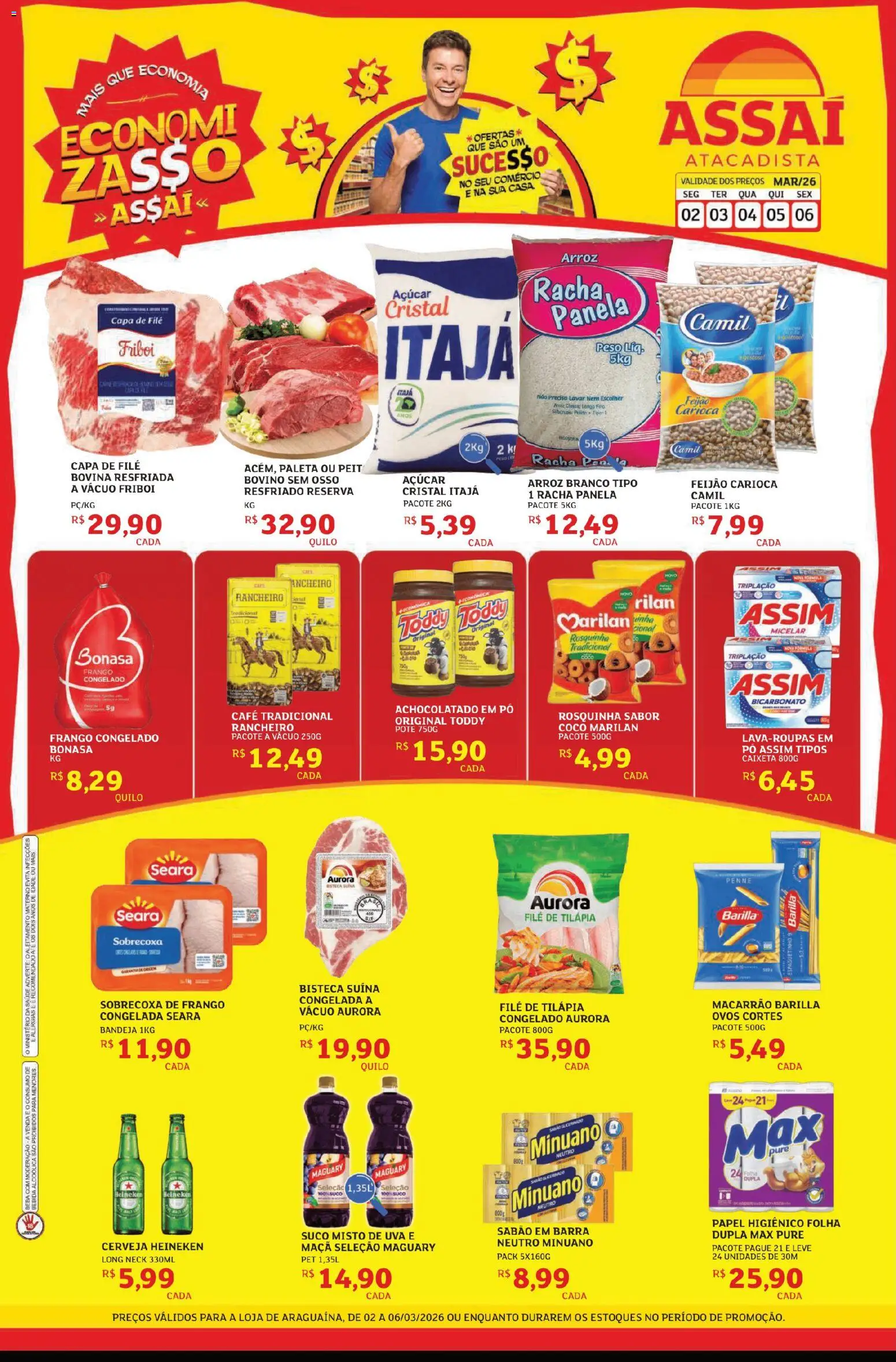 Assaí Atacadista Folheto - válido de 02.03.2026 | Página: 1