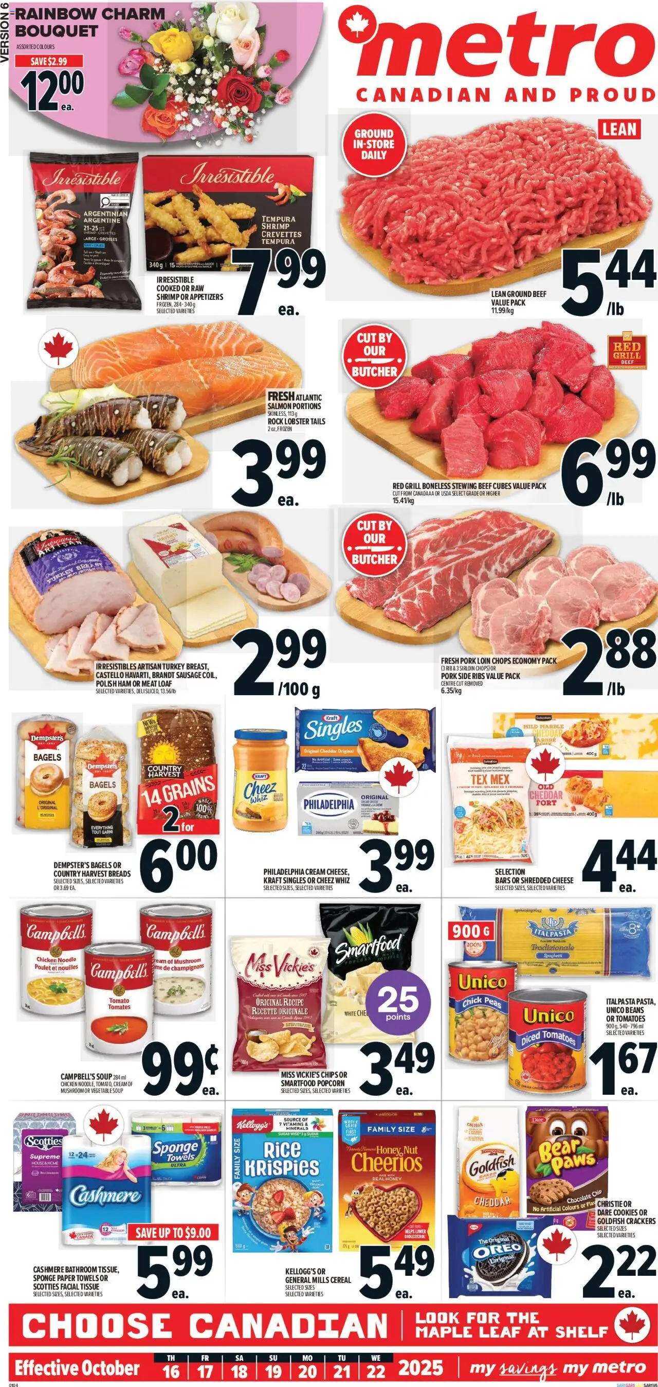 Metro flyer valid from 16.10.2025 | Page: 2 | Products: Rice, Cookies, Turkey, Chocolate