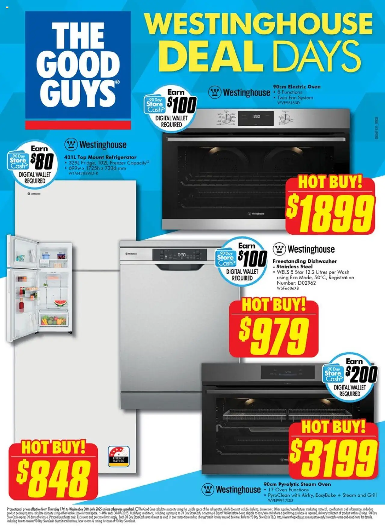 The Good Guys catalogue - valid from 16.07.2025 | Page: 4 | Products: Digital, Refrigerator, Grill, Fan