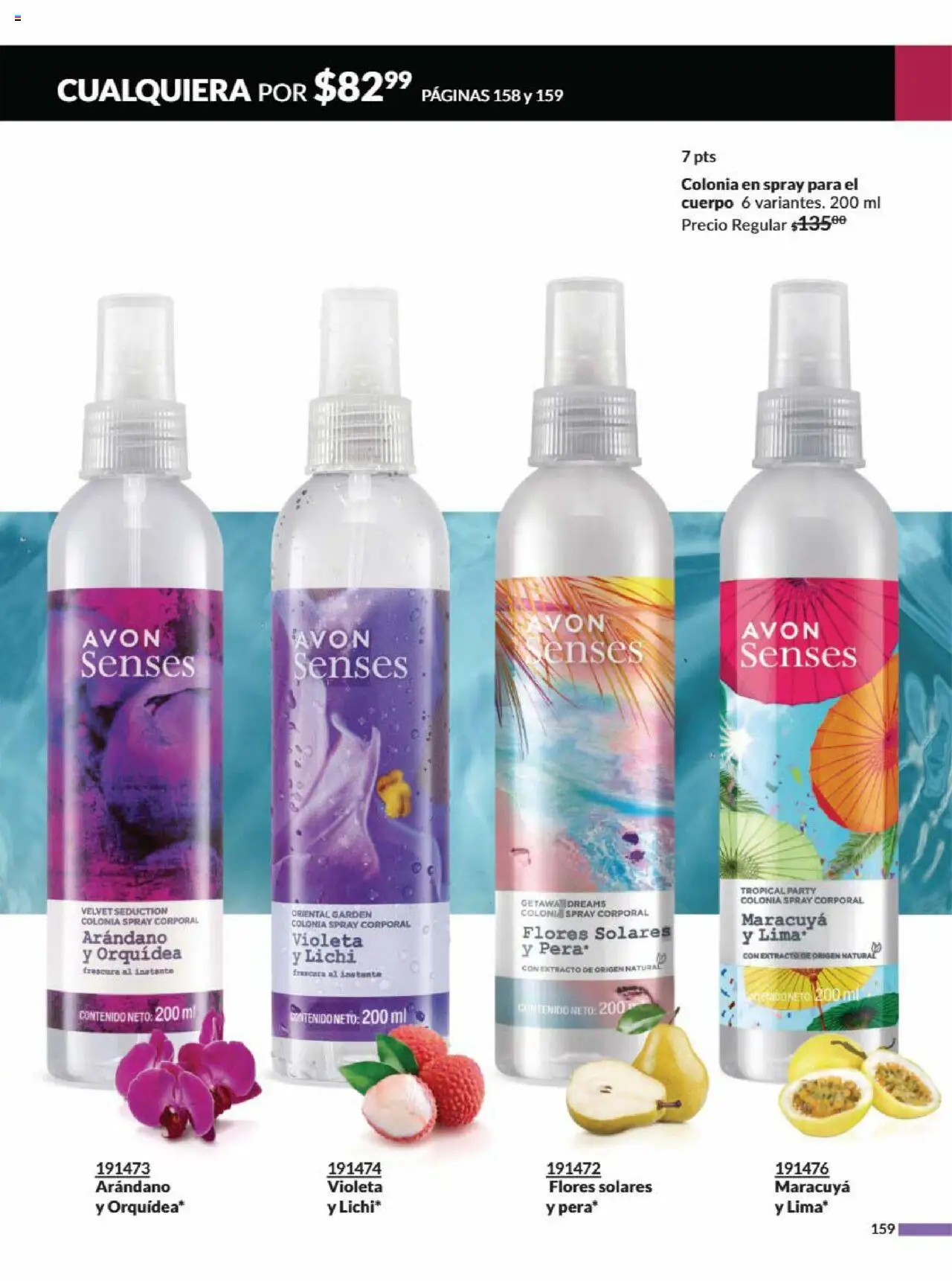 Nuevas ofertas de AVON válidas en toda la República Mexicana desde el 09.08.2025. ¡Encuentra las mejores ofertas en AVON - Campaña 13 2025! | Página: 169 | Productos: Pera, Lima