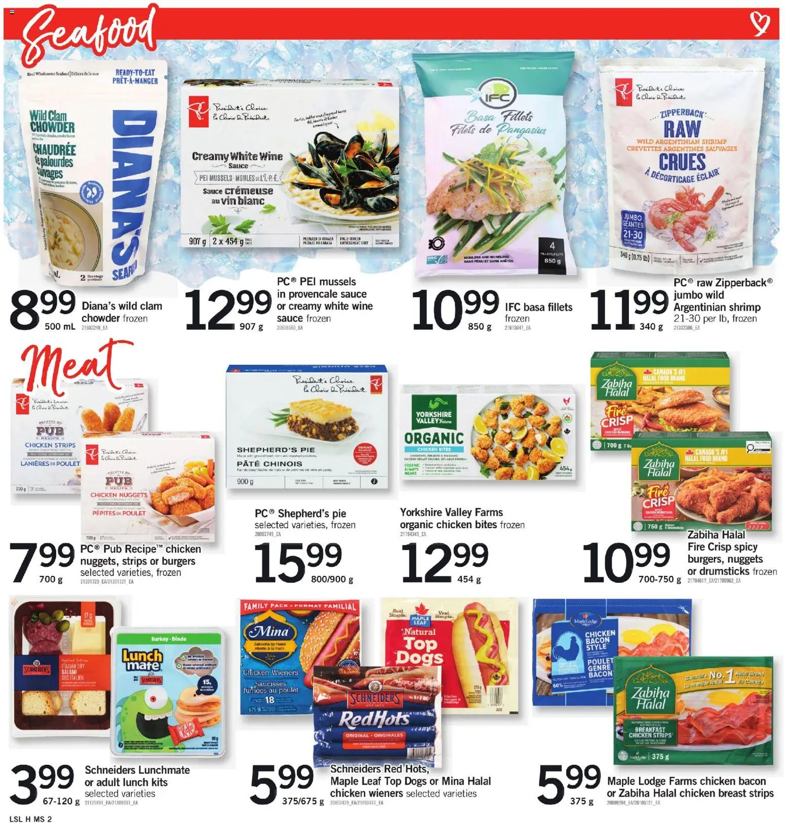 Loblaws flyer valid from 15.01.2026 | Page: 8 | Products: Butter, Salami, Wine, Chicken