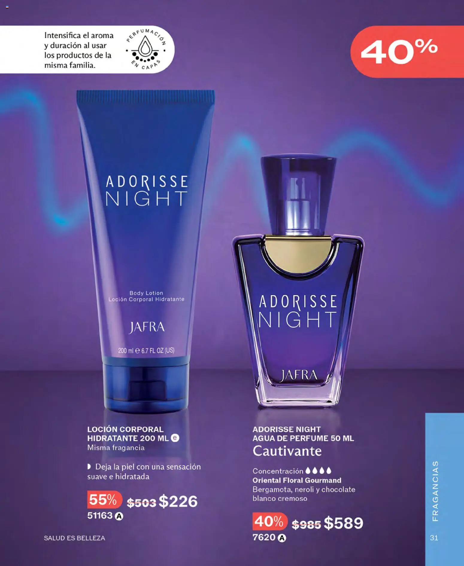 Nuevas ofertas de JAFRA válidas en toda la República Mexicana desde el 01.02.2026. ¡Encuentra las mejores ofertas en JAFRA catálogo ! | Página: 31 | Productos: Loción, Body, Perfume, Fragancia