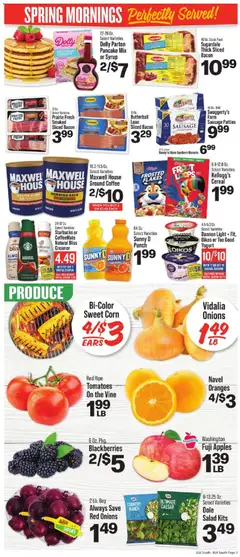 Preview of IGA weekly ads valid from 22.04.2026 | Page: 4 | Products: Corn, Coffee, Apples, Oranges