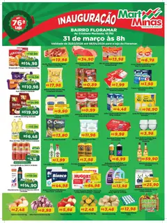 Mart Minas ofertas Inauguracao - Pré-Visualização do folheto da loja Mart Minas, válido de 31.03.2026