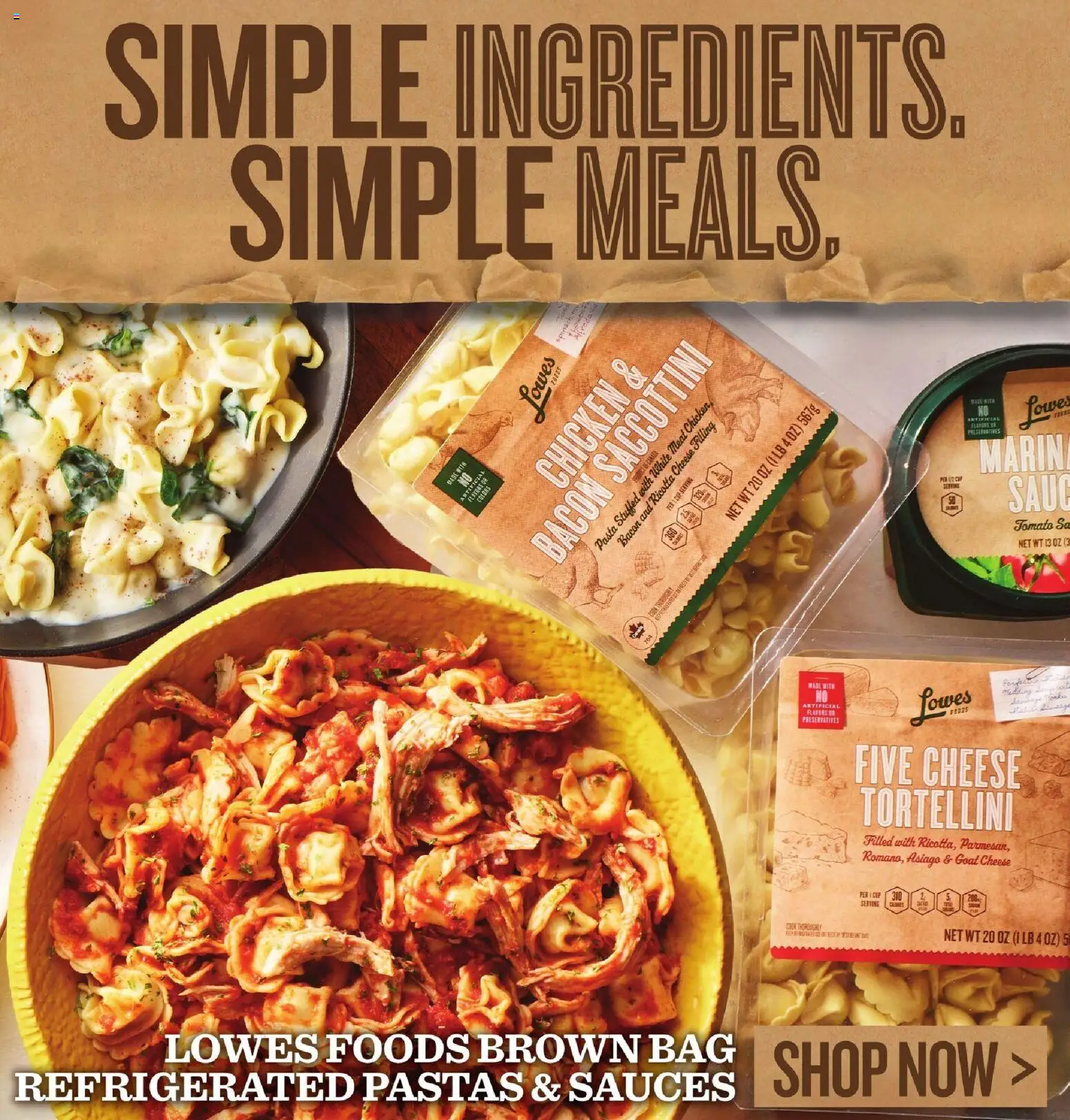 Lowes Foods Weekly Ad - SC - valid from 01.01.2026 | Page: 8 | Products: Cheese, Pasta, Bag