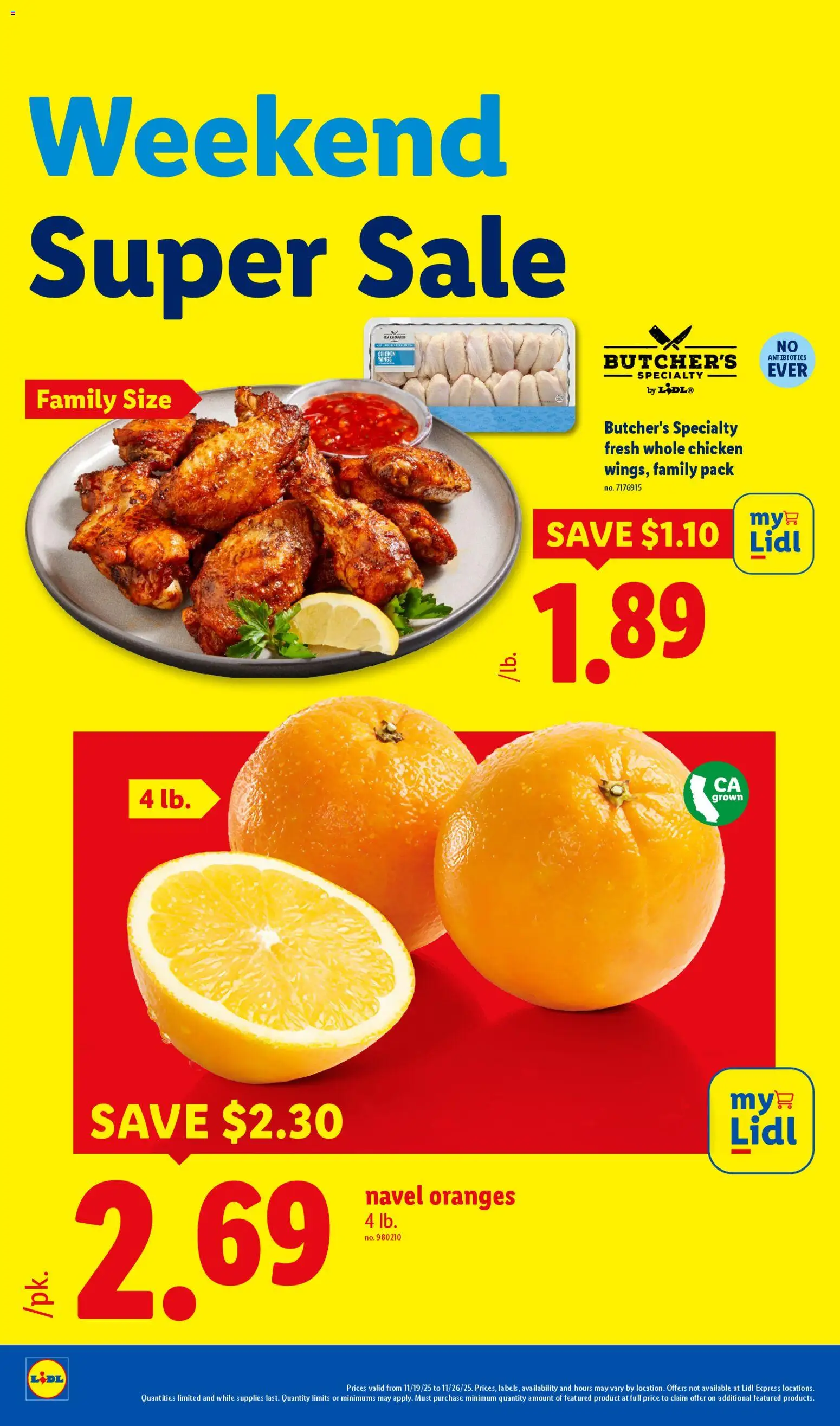 Lidl Early Black Friday - valid from 19.11.2025 | Page: 26 | Products: Oranges