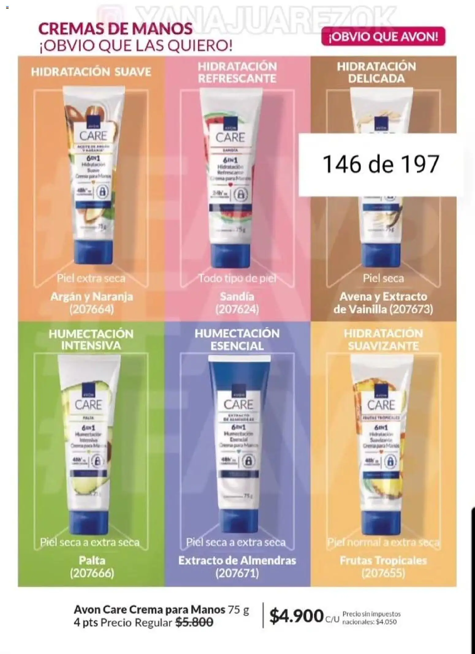 Catálogo AVON Campaña 15/2025 │ válido desde el 23.10.2025 | Página: 128 | Productos: Sandía, Palta, Suavizante, Crema