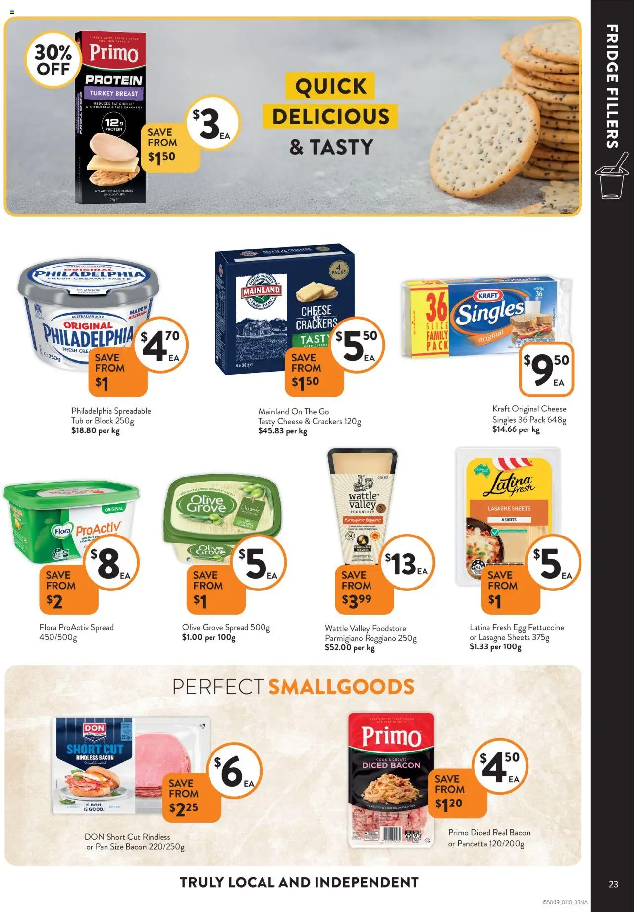 Foodworks catalogue - valid from 01.10.2025 | Page: 23 | Products: Bacon, Milk, Rice, Turkey