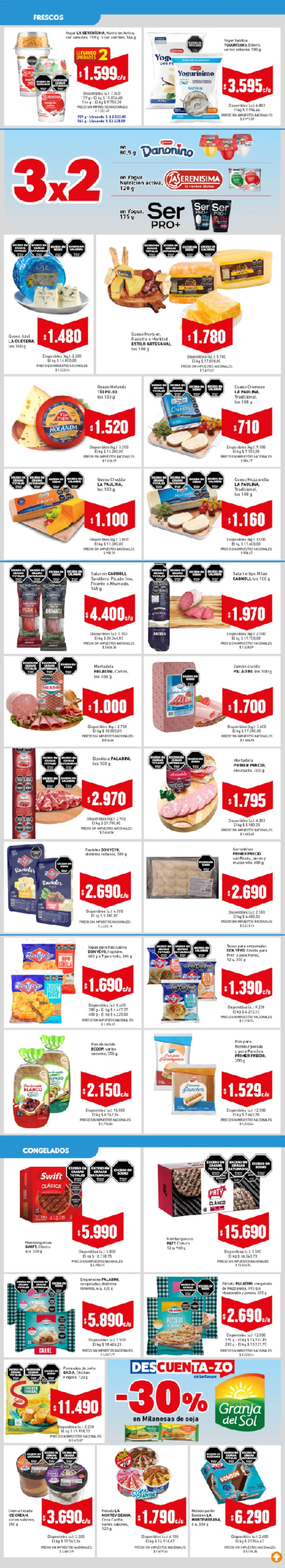 Cooperativa Obrera - Ahorrón │ válido desde el 26.01.2026 | Página: 4 | Productos: Jamón cocido, Queso, Pan, Jamón