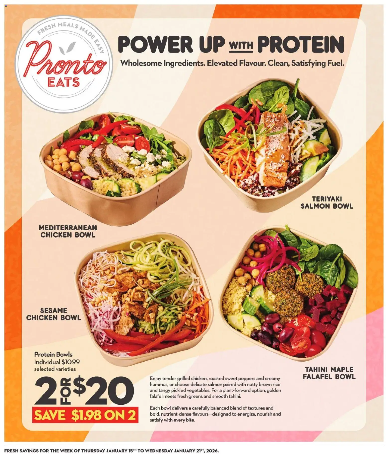 Longo's flyer valid from 15.01.2026 | Page: 13 | Products: Rice, Chicken