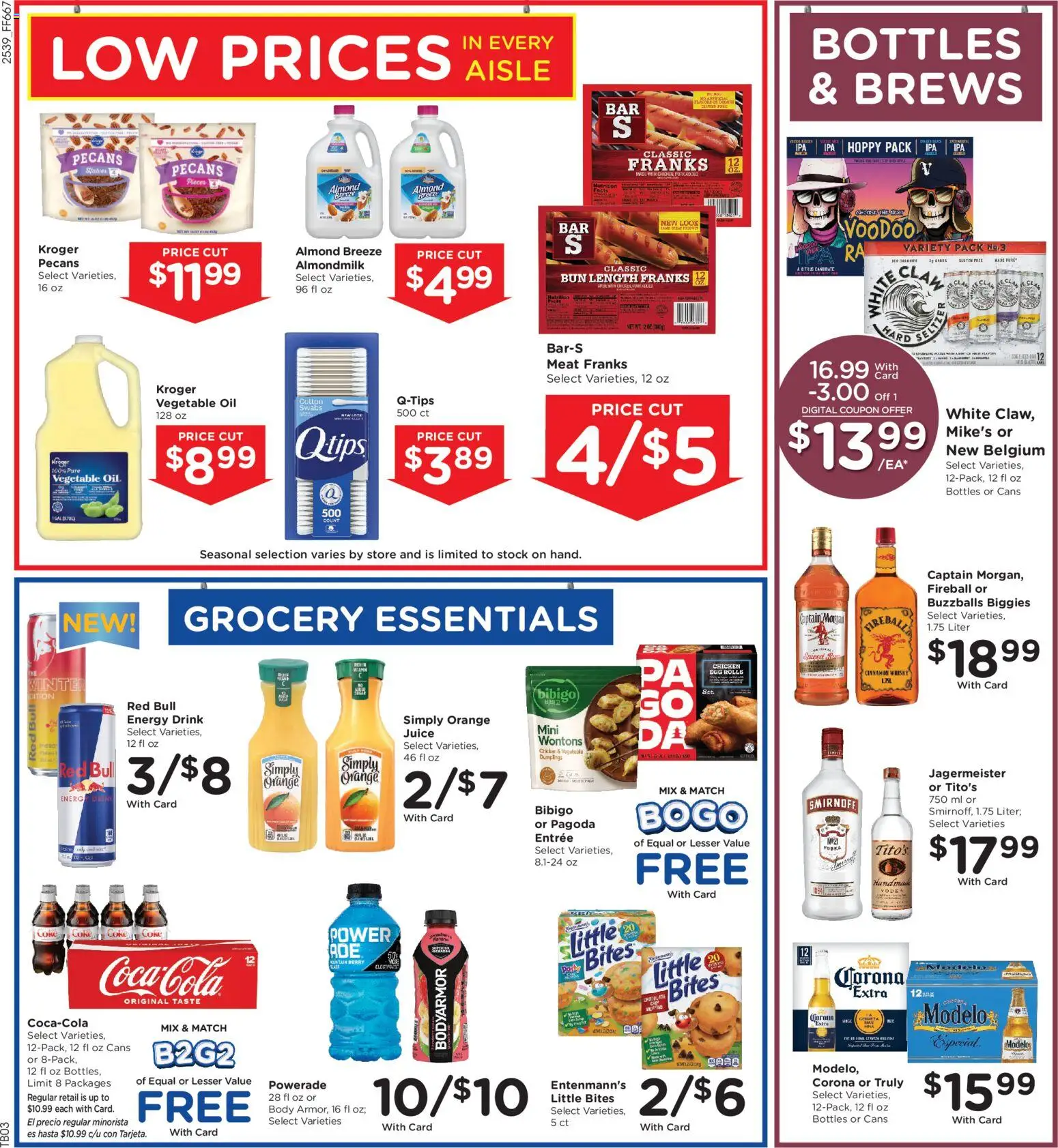 Fry's Food Weekly Ad - valid from 29.10.2025 | Page: 8 | Products: Oil, Juice, Vodka