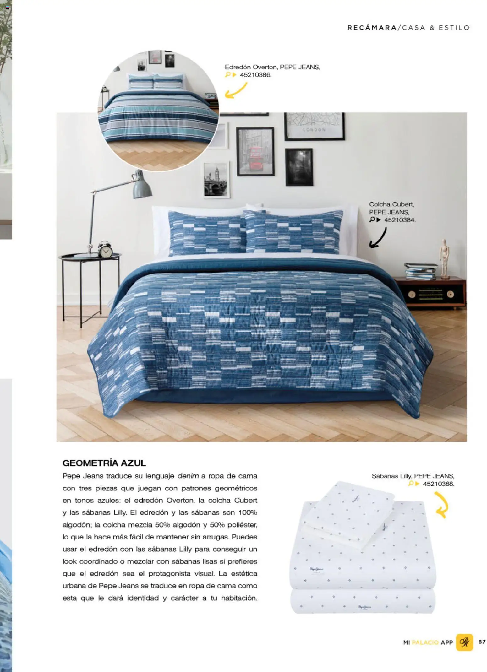 Nuevas ofertas de Palacio De Hierro válidas en toda la República Mexicana desde el 01.03.2026. ¡Encuentra las mejores ofertas en Palacio De Hierro catálogo! | Página: 89 | Productos: Algodón, Ropa, Cama, Sabanas