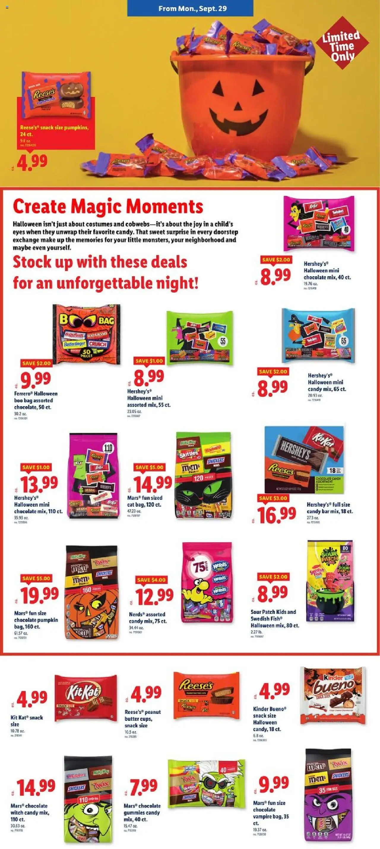 Lidl Weekly Ad - NC - valid from 24.09.2025 | Page: 3 | Products: Make up, Butter, Chocolate, Pumpkin