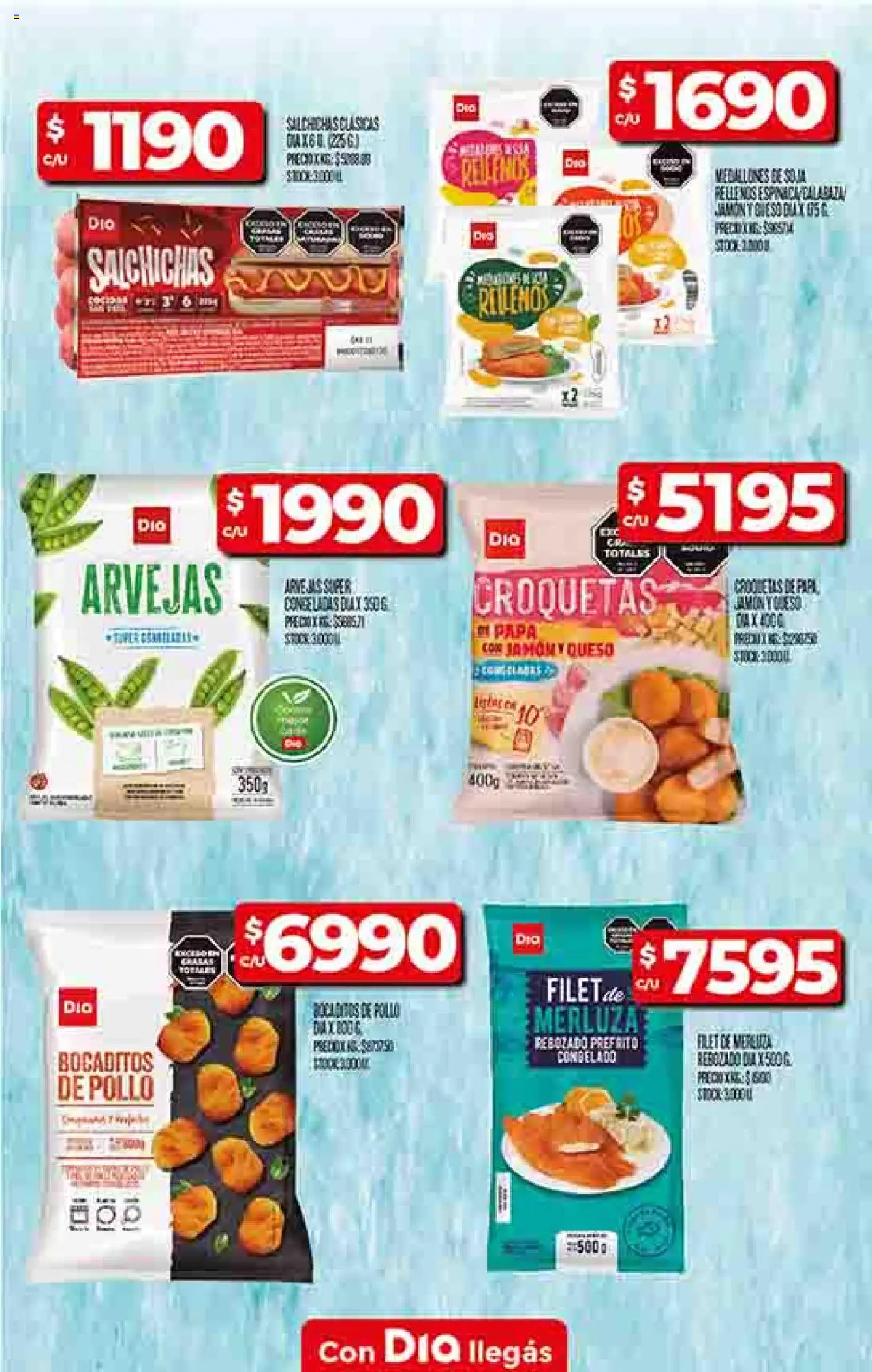 Supermercado DIA Ofertas │ válido desde el 25.06.2025 | Página: 40 | Productos: Pollo, Arvejas, Queso, Jamón