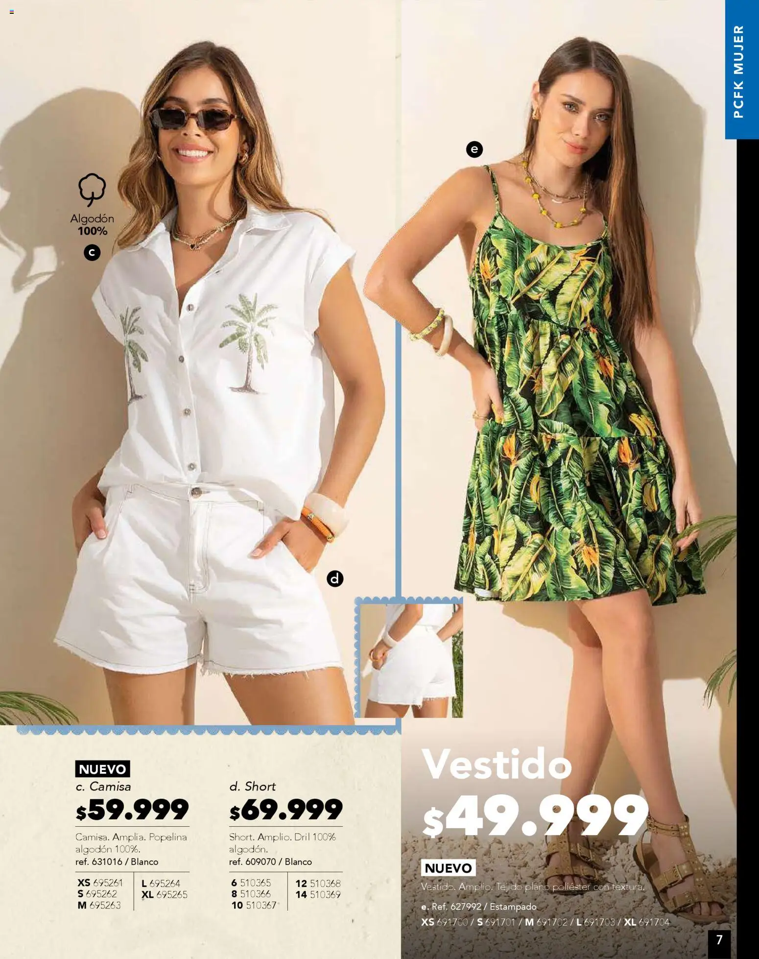 Pacifika revista - valida desde el 01.11.2025 | Página: 7 | Productos: Algodón, Short, Vestido, Camisa