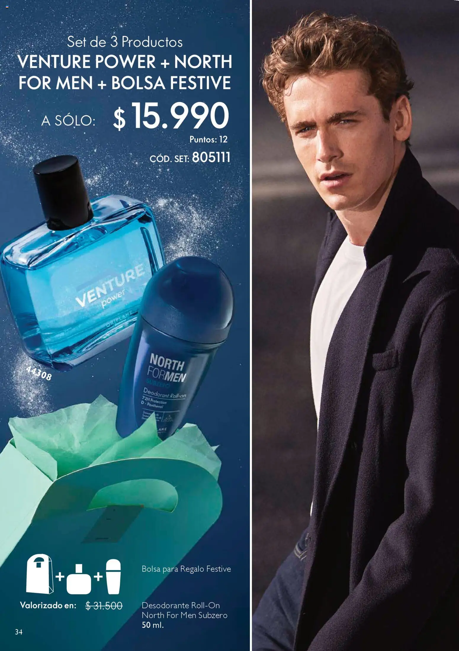 Oriflame catálogo │ válido desde el 06.12.2025 | Página: 34 | Productos: Bolsa, Desodorante