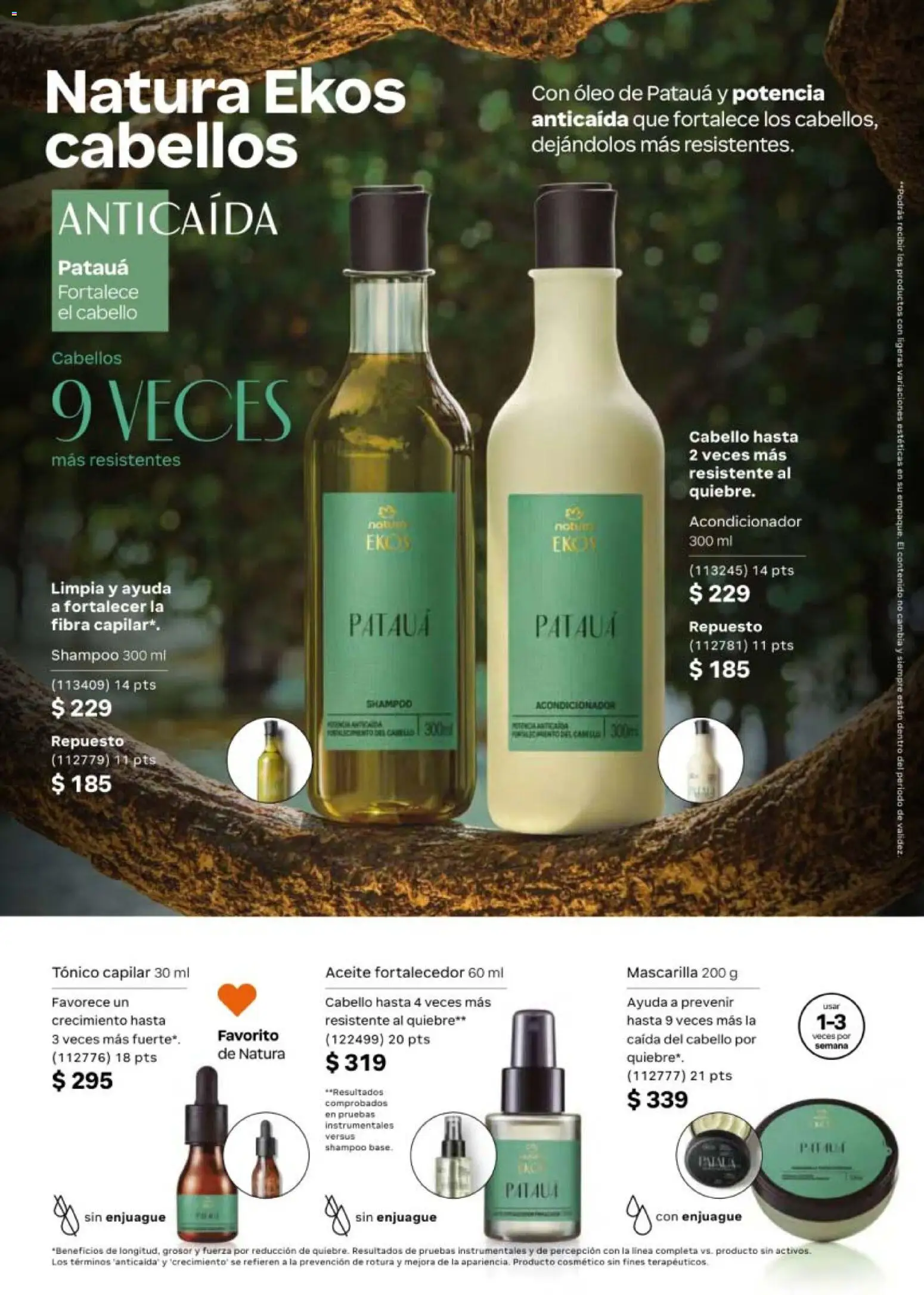 Nuevas ofertas de Natura válidas en toda la República Mexicana desde el 24.04.2026. ¡Encuentra las mejores ofertas en Natura campaña 7 2026! | Página: 144 | Productos: Aceite, Mascarilla, Acondicionador