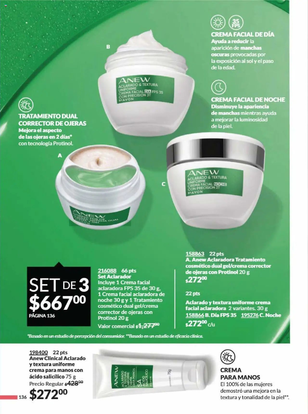 Nuevas ofertas de AVON válidas en toda la República Mexicana desde el 09.08.2025. ¡Encuentra las mejores ofertas en AVON - Campaña 13 2025! | Página: 145 | Productos: Crema, Corrector de ojeras, Corrector