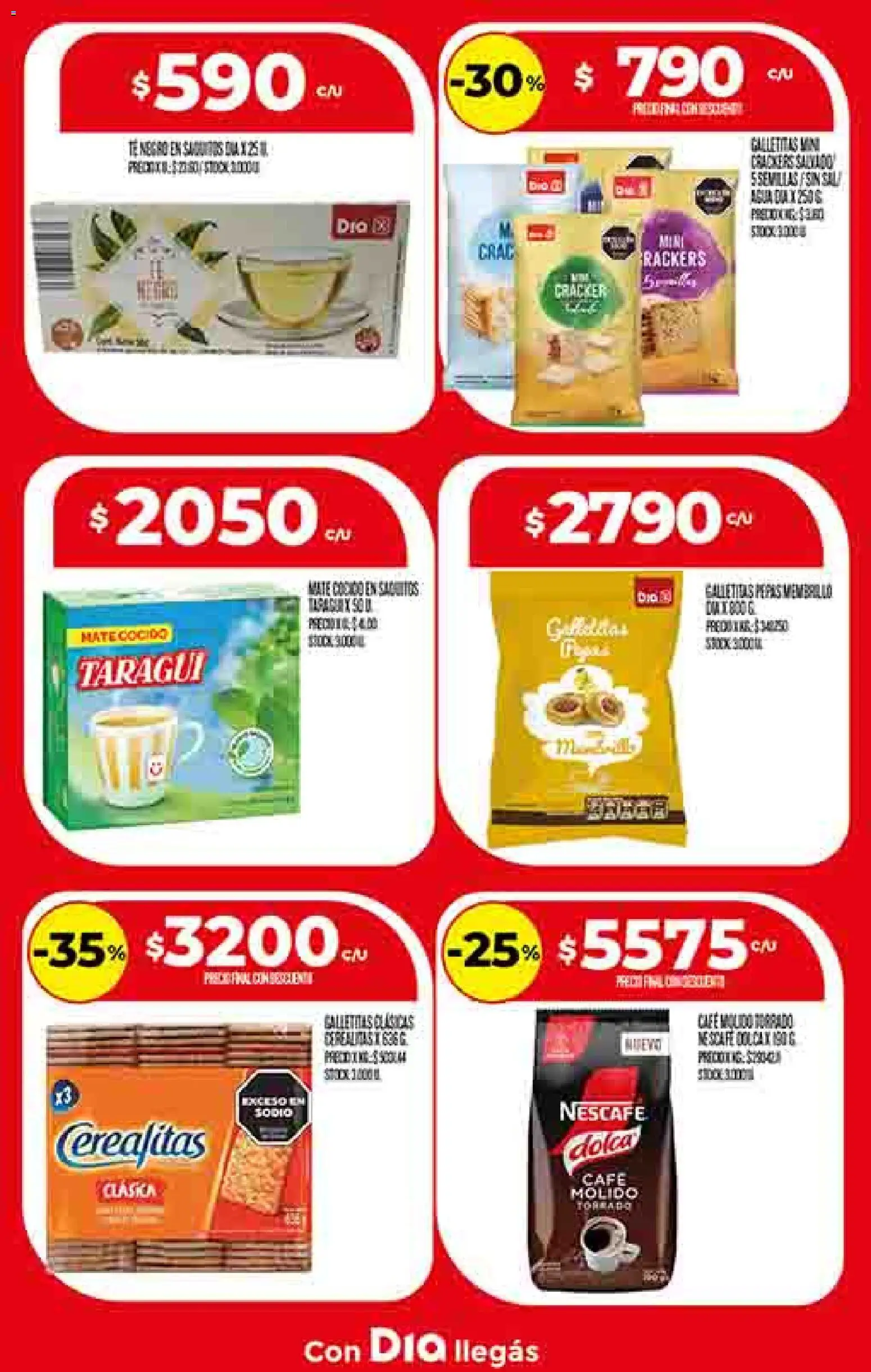Supermercado DIA Ofertas │ válido desde el 12.11.2025 | Página: 18 | Productos: Mate, Agua, Café, Té
