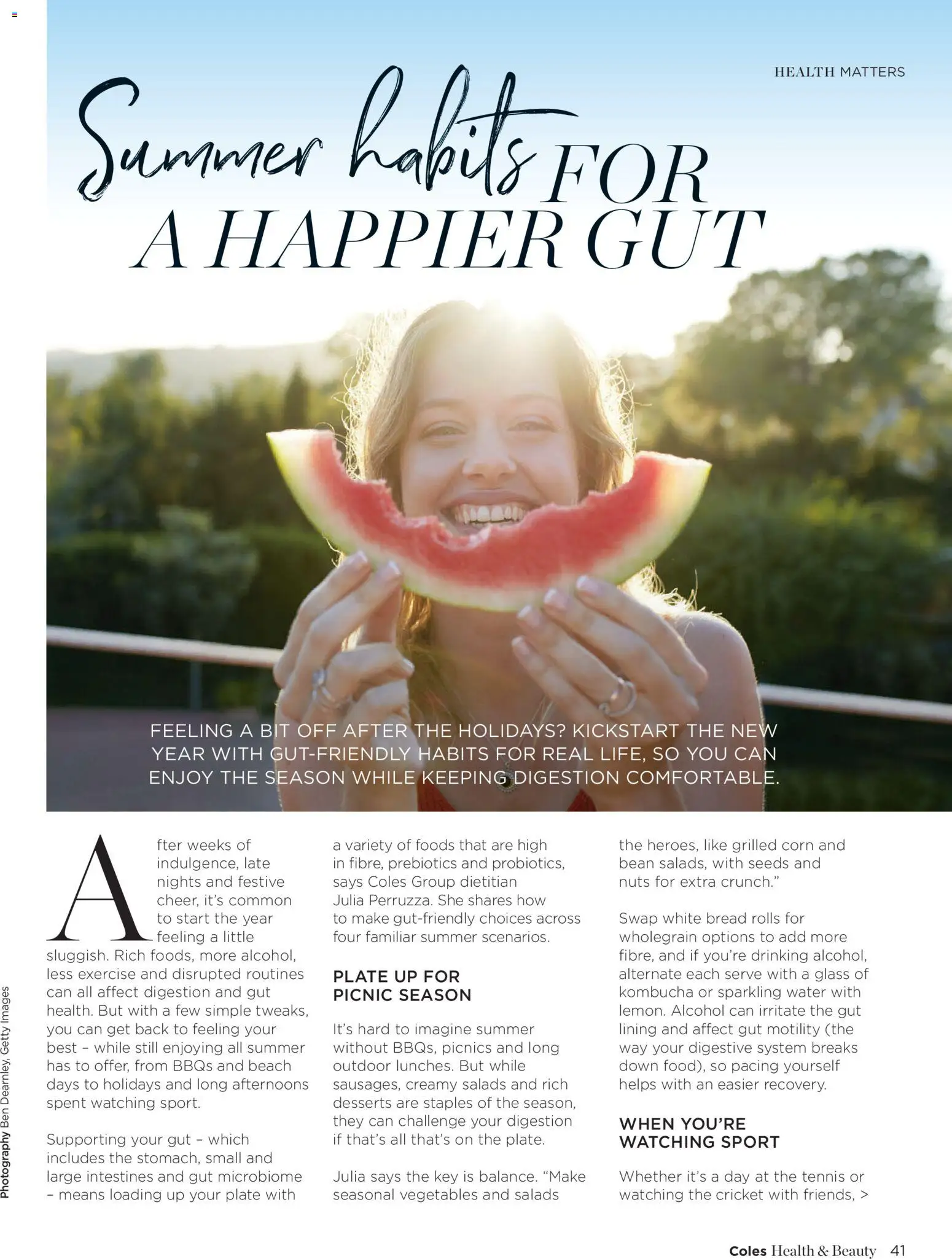 Coles catalogue - valid from 06.01.2026 | Page: 41 | Products: Bread, Nuts, Water, Vegetables