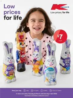 Preview of Kmart catalogue Easter - valid from 26.03.2026