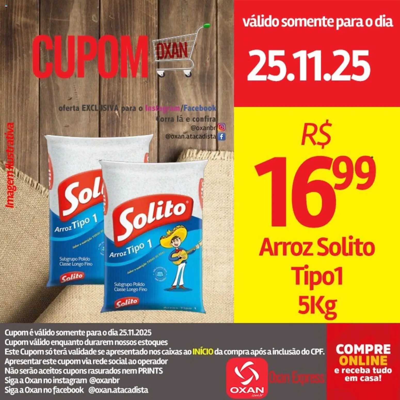 Oxan Atacadista Folheto - válido de 25.11.2025 | Página: 7 | Produtos: Arroz