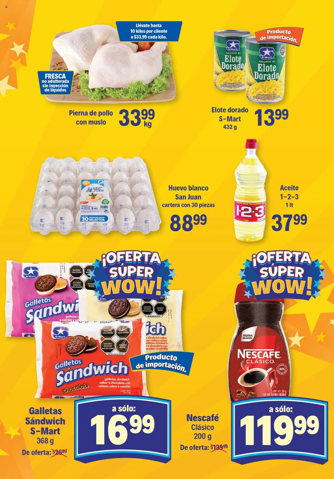 Nuevas ofertas de S-Mart válidas en toda la República Mexicana desde el 07.10.2025. ¡Encuentra las mejores ofertas en S-Mart - Folleto! | Página: 3 | Productos: Huevo, Huevos, Café, Chocolate