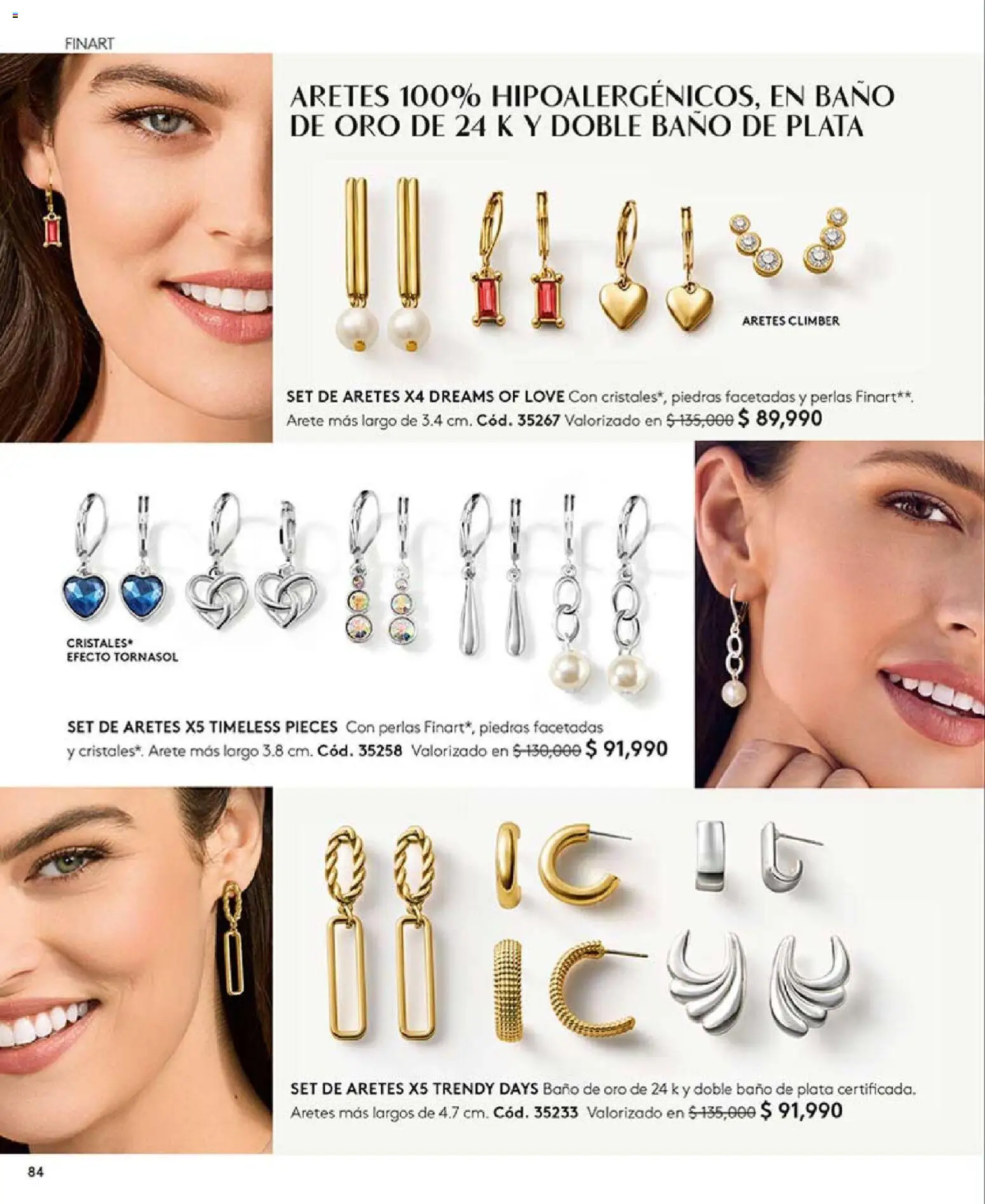 Ésika revista - valida desde el 03.11.2025 | Página: 84 | Productos: Aretes, Baño