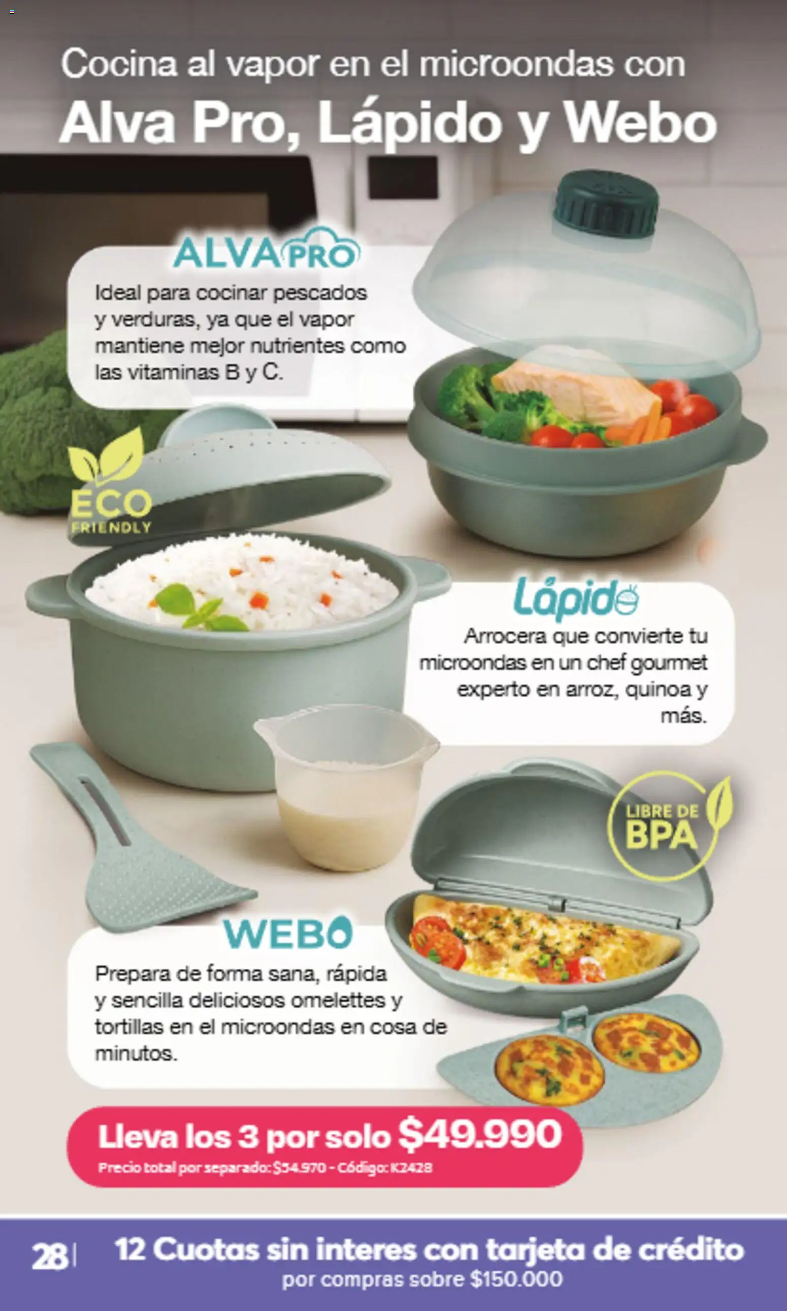 A3D ofertas  │ válido desde el 01.11.2025 | Página: 28 | Productos: Microondas, Cocina, Vitaminas, Sobre