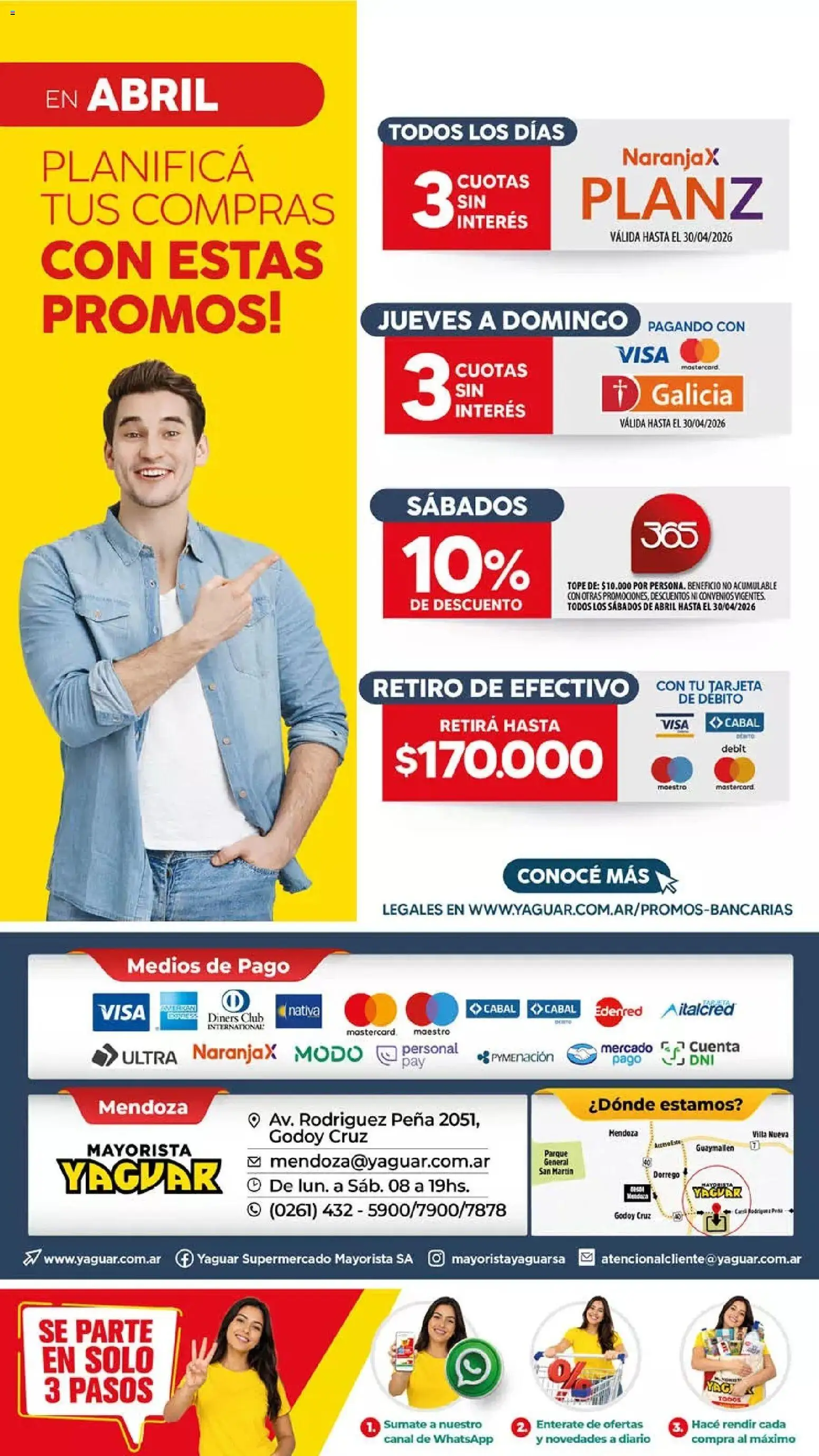Yaguar - Oferta Semanal Mendoza │ válido desde el 13.04.2026 | Página: 18 | Productos: General