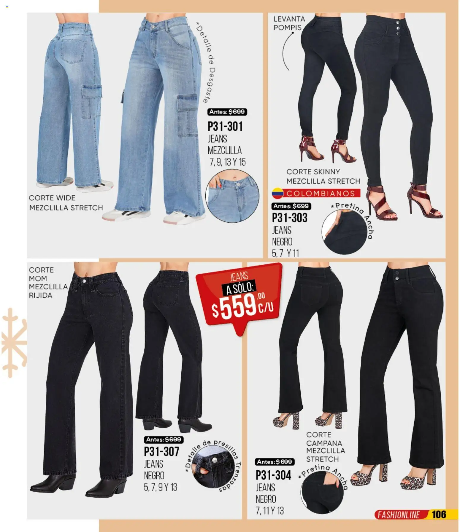 Nuevas ofertas de Cklass válidas en toda la República Mexicana desde el 30.11.2025. ¡Encuentra las mejores ofertas en Cklass catálogo Rebajas Navideñas Calzado! | Página: 538 | Productos: Campana