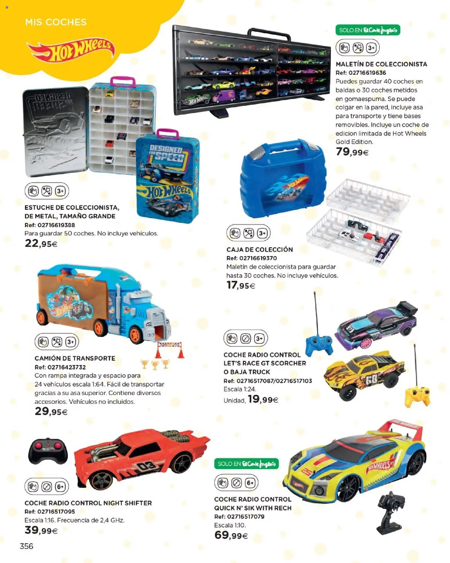 Nuevas ofertas de El Corte Inglés válidas en toda la República Mexicana desde el 27.10.2025. ¡Encuentra las mejores ofertas en El Corte Inglés catálogo Juguetes! | Página: 356 | Productos: Estuche, Radio, Caja