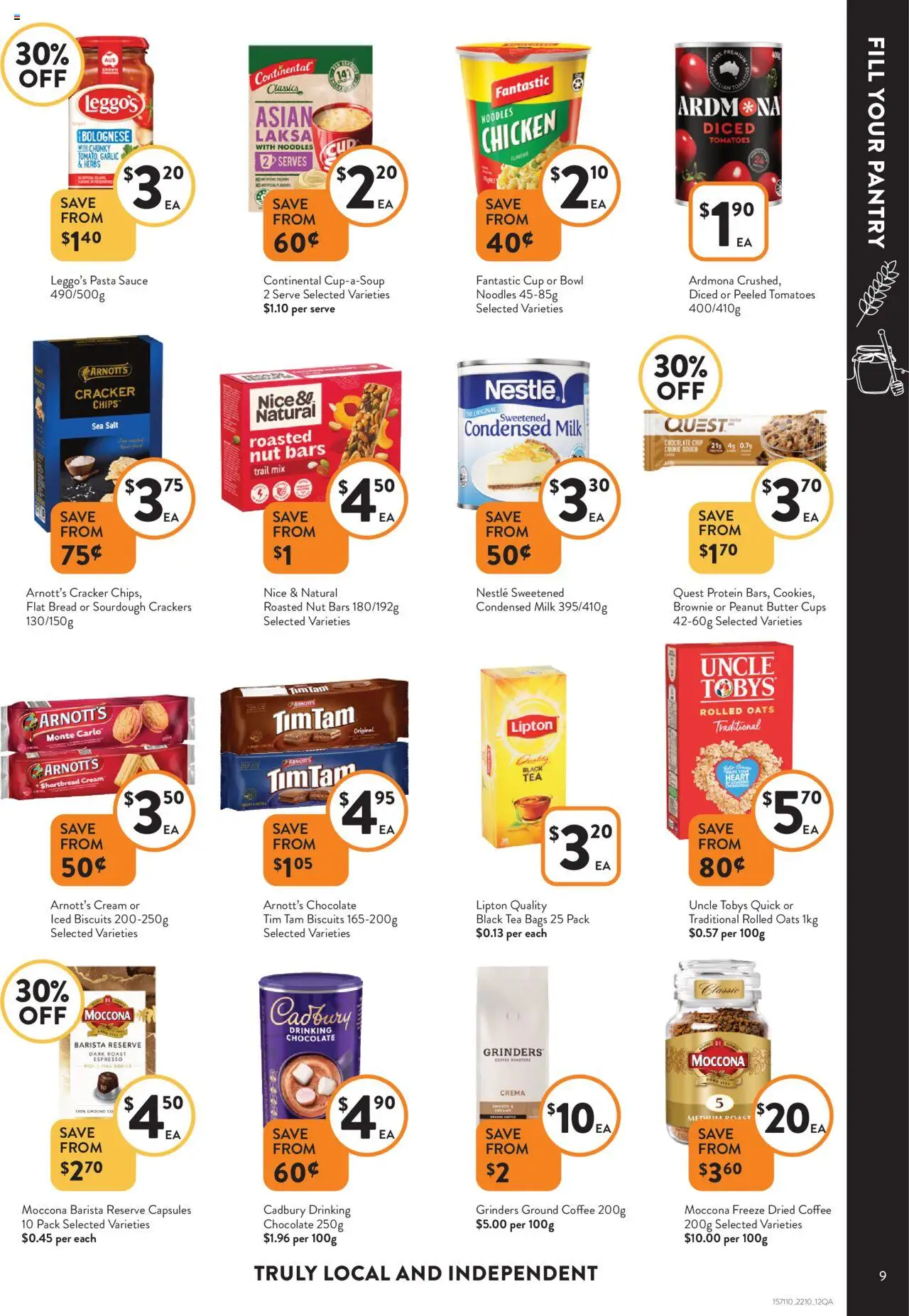 Foodworks catalogue - valid from 22.10.2025 | Page: 9 | Products: Cups, Chicken, Tea, Sauce