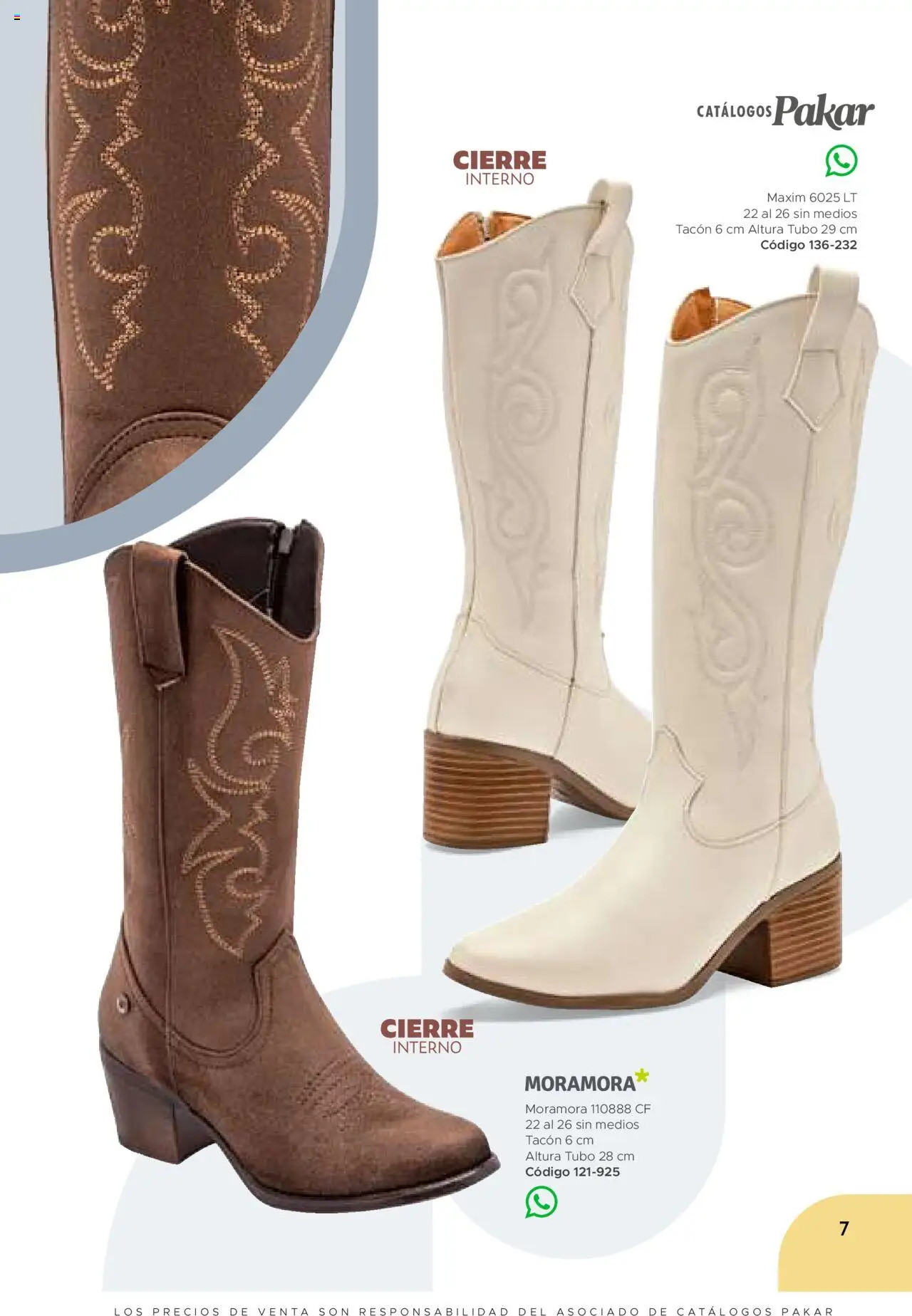 Nuevas ofertas de SC Pakar válidas en toda la República Mexicana desde el 24.07.2025. ¡Encuentra las mejores ofertas en SC Pakar - Catálogo Bota! | Página: 7