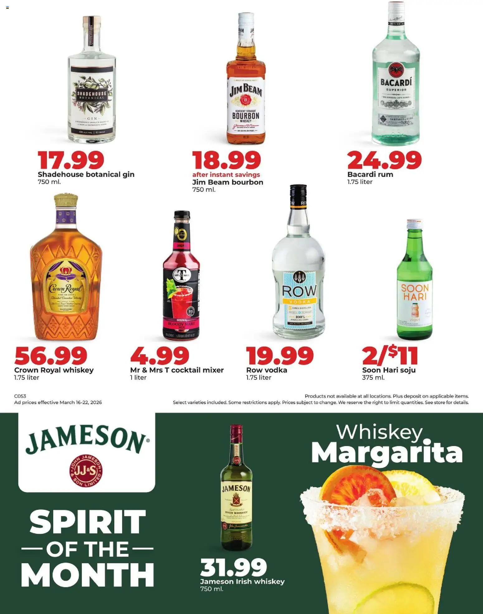 HyVee Weekly Ad - valid from 16.03.2026 | Page: 35 | Products: Corn, Bourbon, Vodka, Whiskey