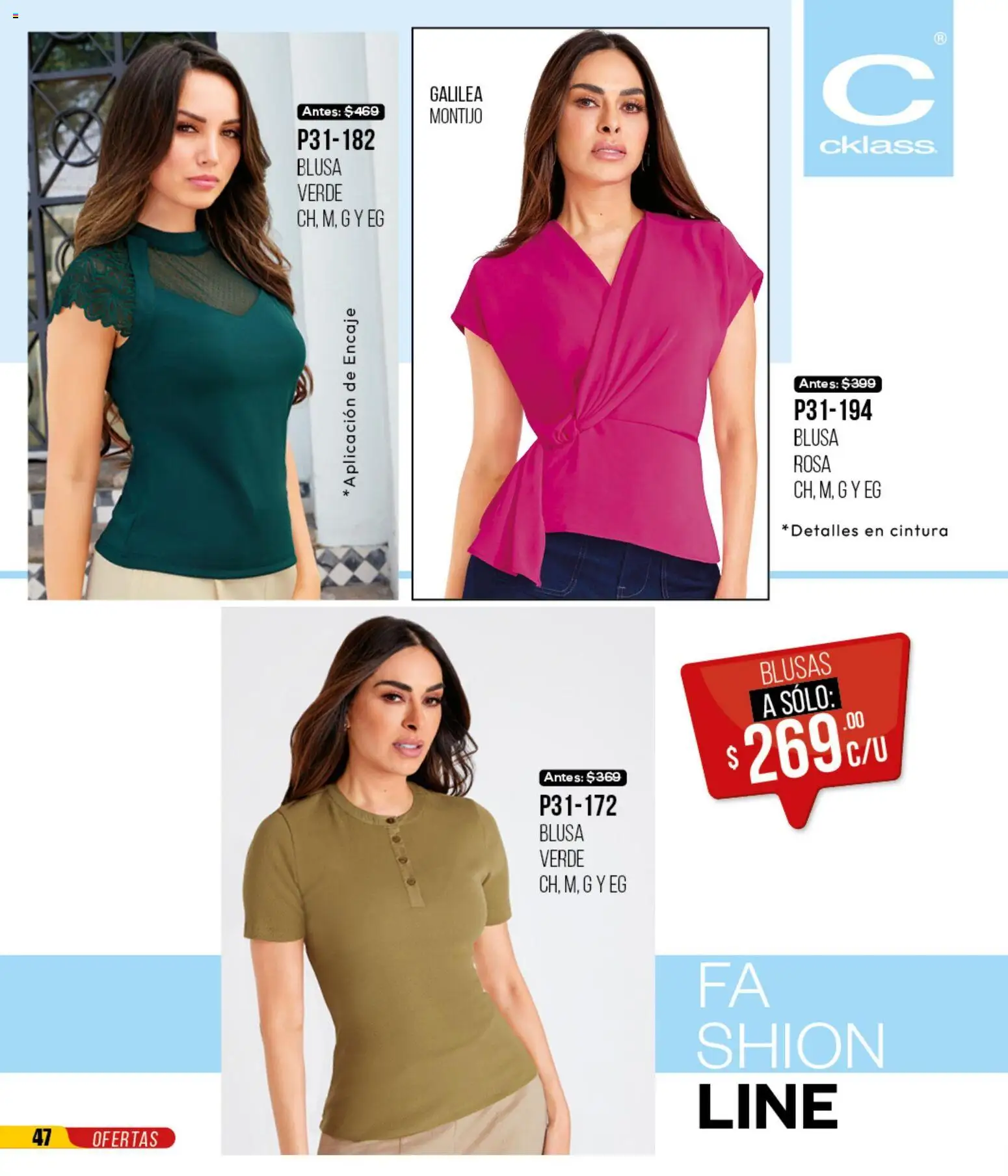 Nuevas ofertas de Cklass válidas en toda la República Mexicana desde el 12.01.2026. ¡Encuentra las mejores ofertas en Cklass catálogo Mega Ofertas Calzado! | Página: 357 | Productos: Blusa