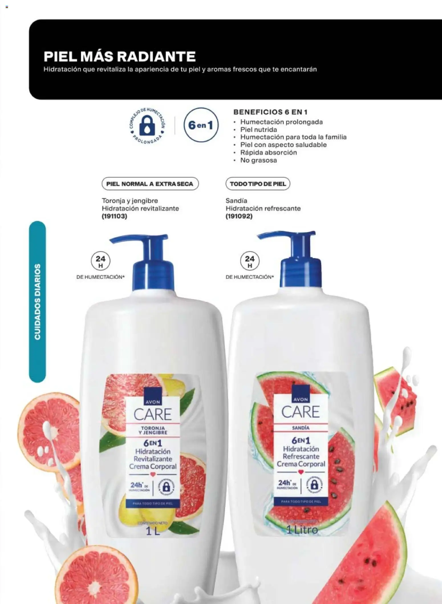 Nuevas ofertas de AVON válidas en toda la República Mexicana desde el 08.05.2026. ¡Encuentra las mejores ofertas en AVON campaña 8 2026! | Página: 167 | Productos: Toronja, Radiante, Body, Crema corporal