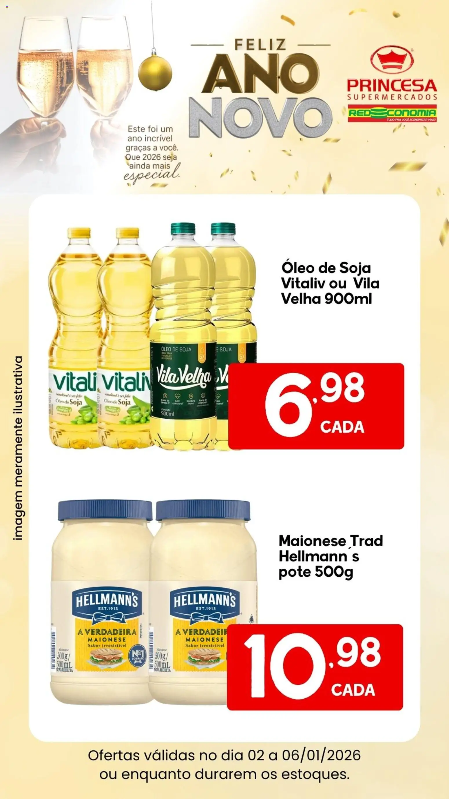 Princesa Folheto - válido de 02.01.2026 | Página: 1 | Produtos: Óleo, Maionese, Soja