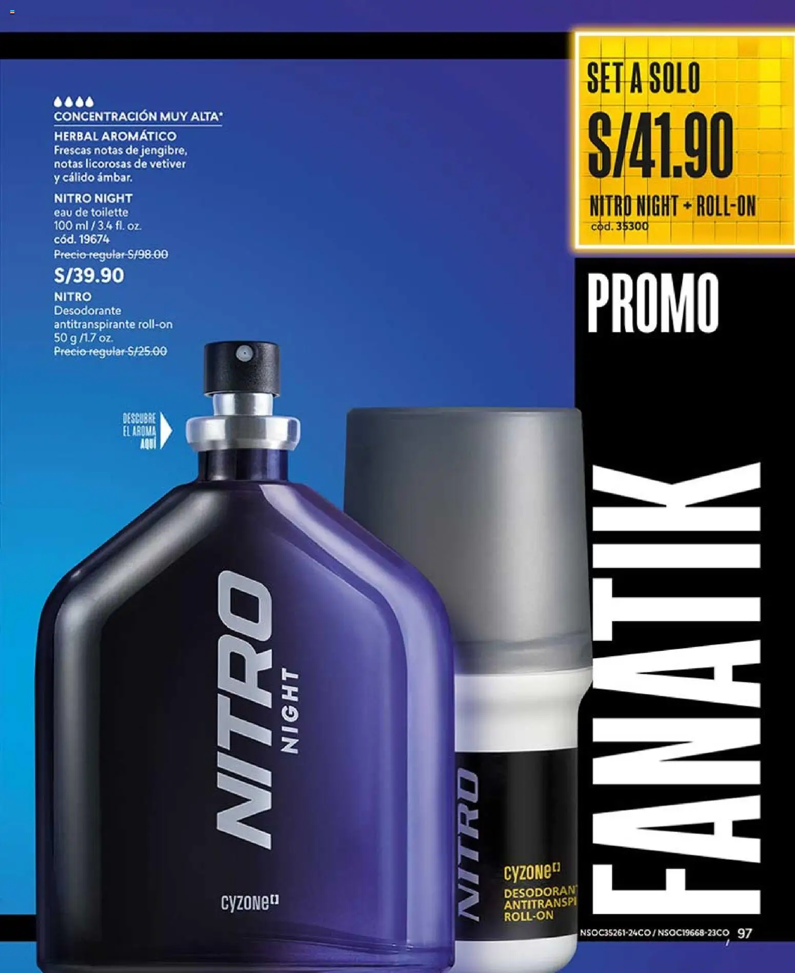 Catálogo CyZone válido desde 31.01.2026 | Página: 97 | Productos: Desodorante, Antitranspirante, EAU de Toilette