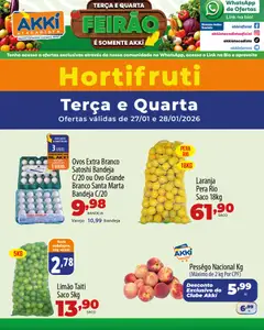 Akki Atacadista - Ofertas Hortifruti - Pré-Visualização do folheto da loja Akki Atacadista, válido de 27.01.2026