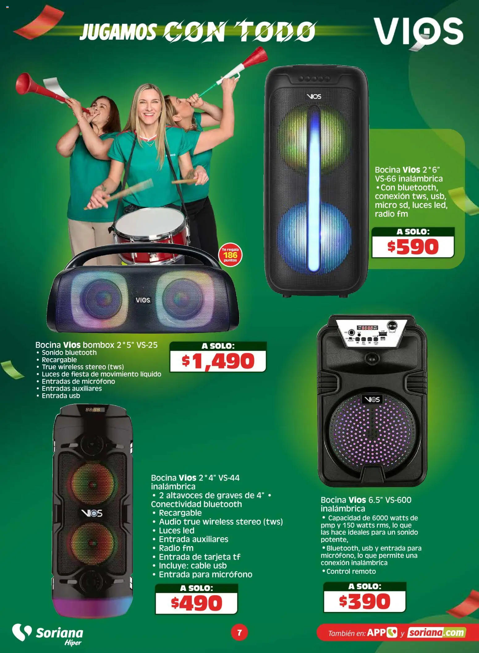 Nuevas ofertas de Soriana válidas en toda la República Mexicana desde el 26.03.2026. ¡Encuentra las mejores ofertas en Soriana En México apoyamos con todo Híper Nacional! | Página: 7 | Productos: Usb, Cable USB, Cable, Té