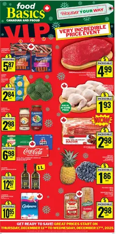 Preview of Food Basics weekly flyer / circulaire from shop Food Basics valid from 11.12.2025