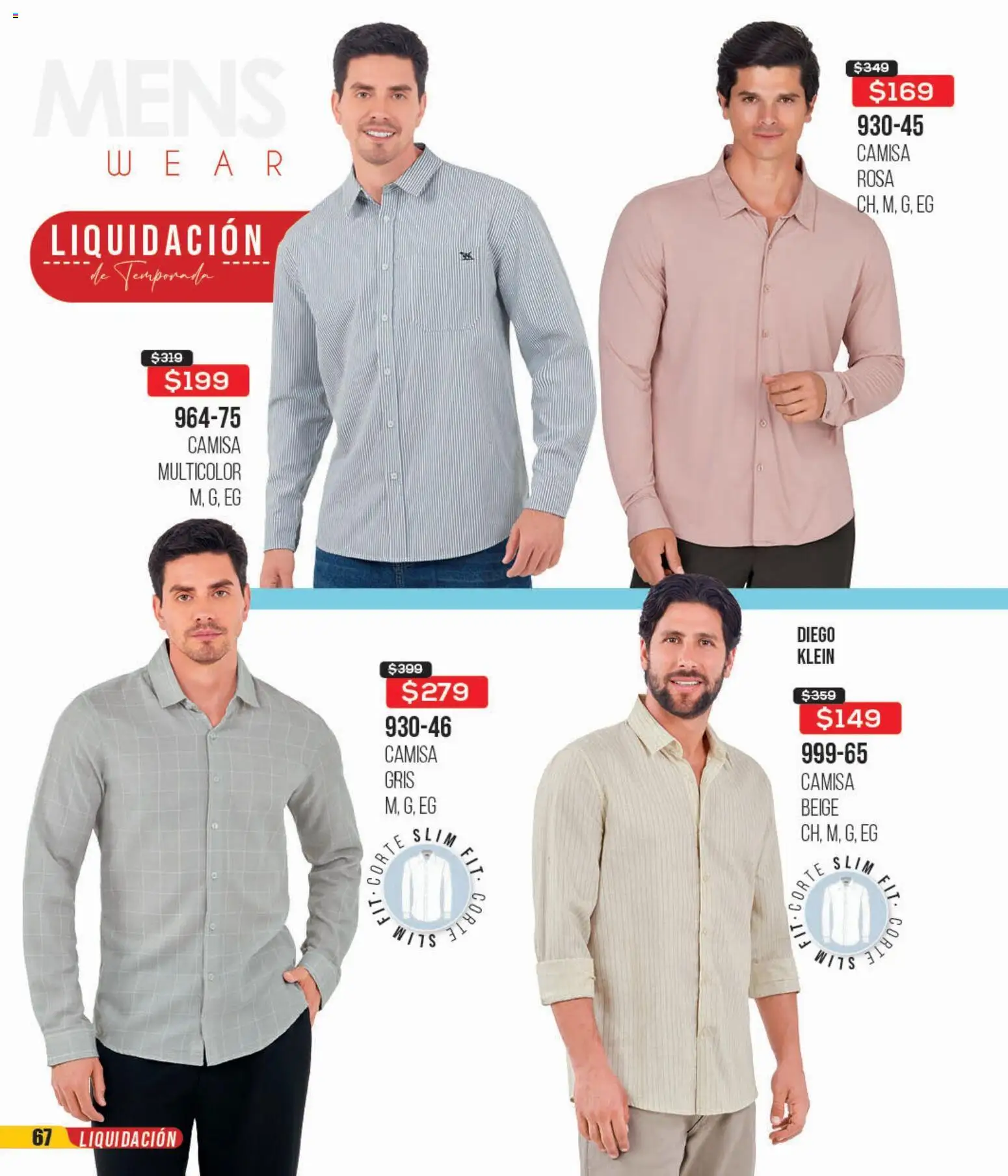 Nuevas ofertas de Cklass válidas en toda la República Mexicana desde el 18.03.2026. ¡Encuentra las mejores ofertas en Cklass catálogo Liquidación total calzado! | Página: 313 | Productos: Camisa