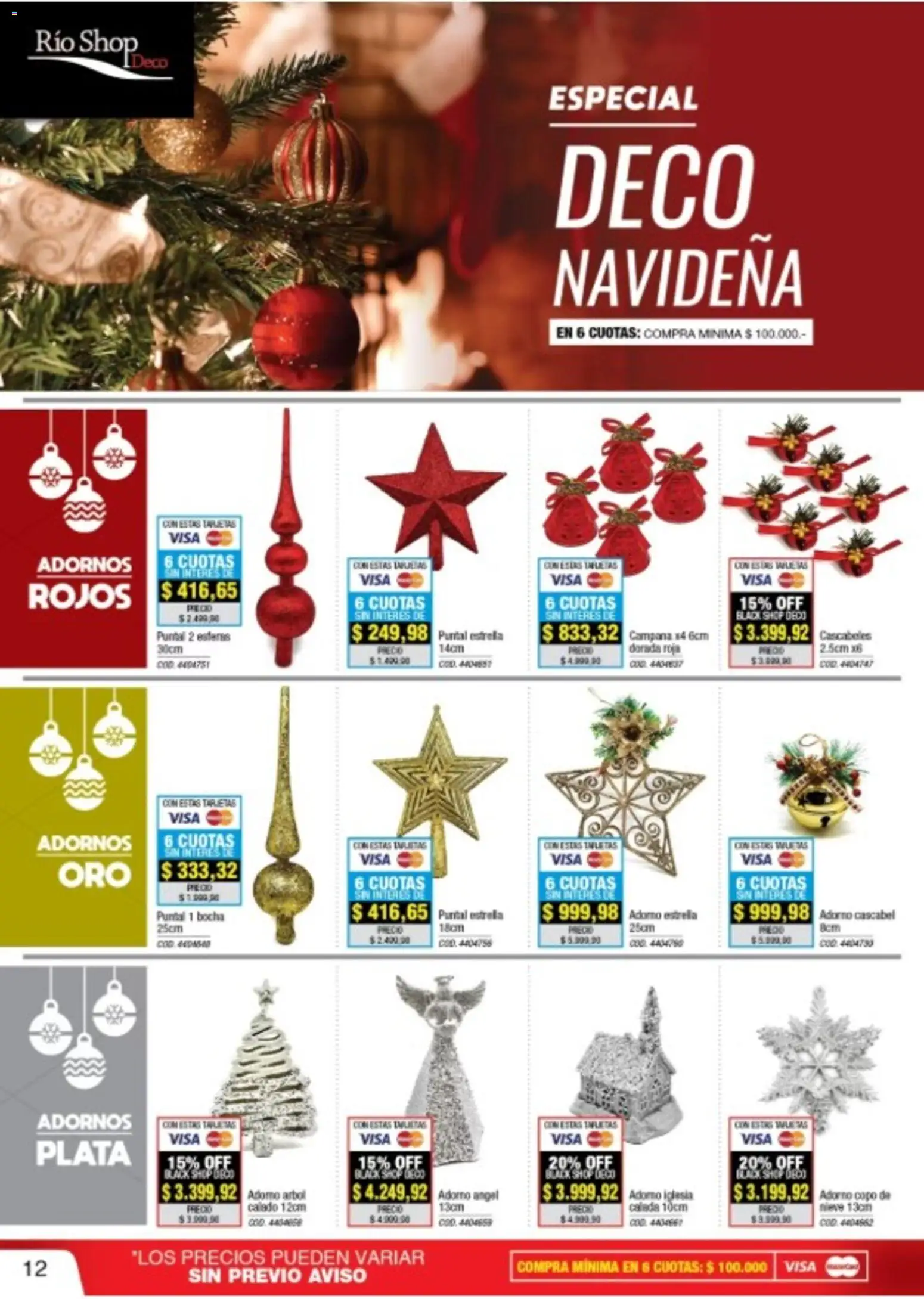 Río Shop Deco catálogo │ válido desde el 03.12.2025 | Página: 12 | Productos: Campana