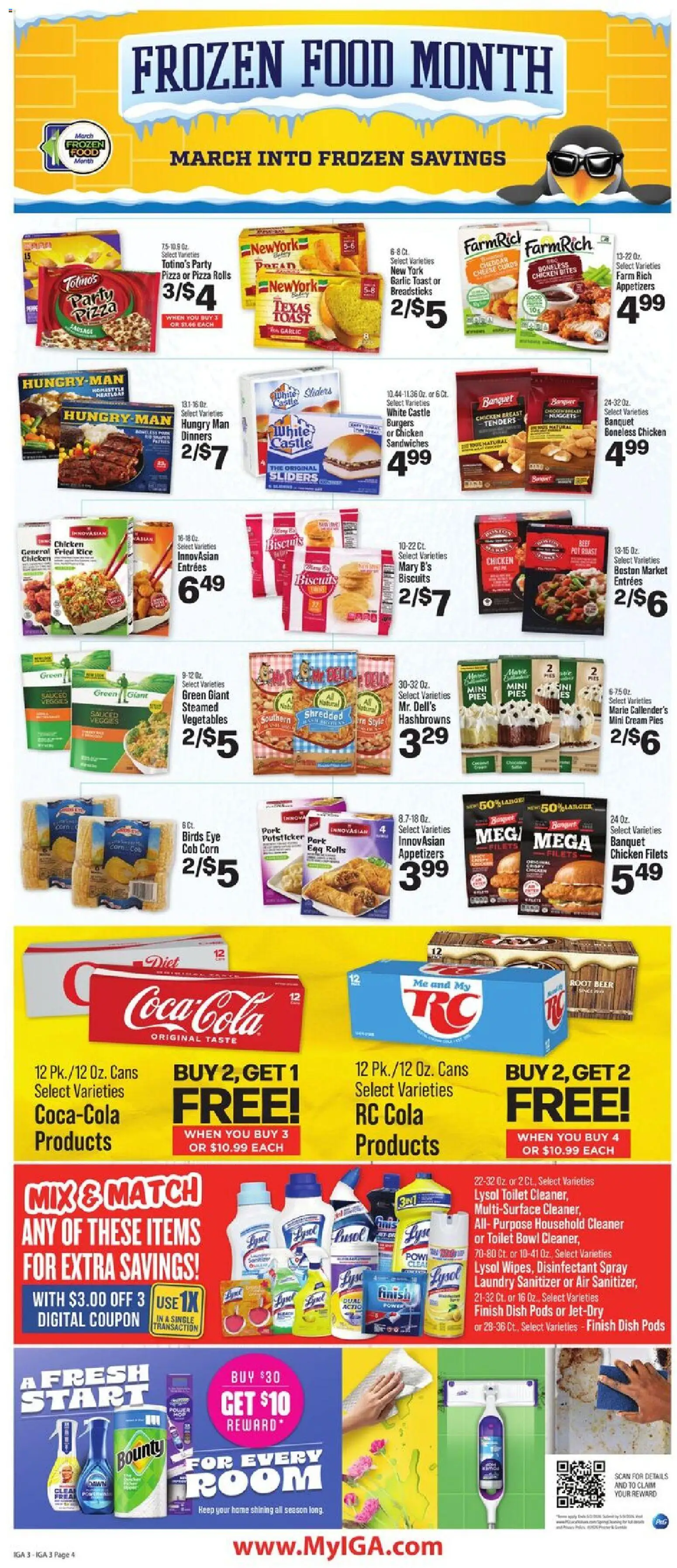 IGA Weekly Ad - valid from 11.03.2026 | Page: 5 | Products: Corn, Pizza, Beer, Garlic